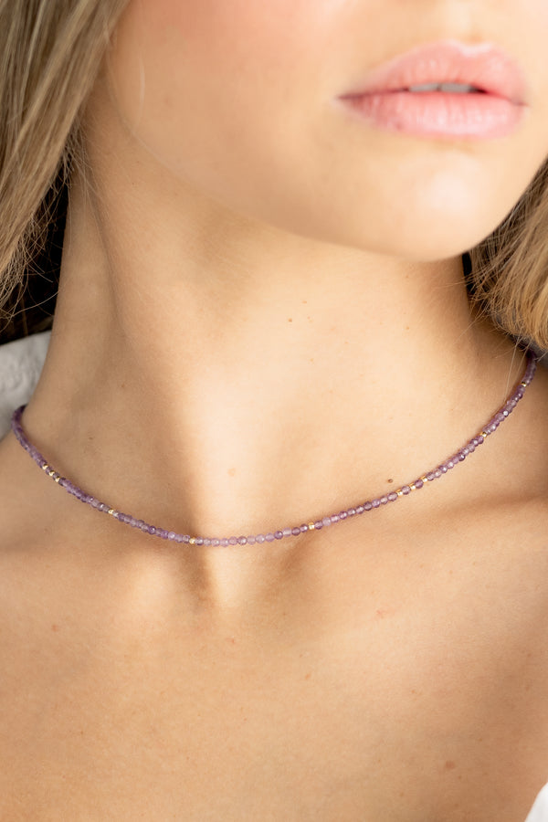 Amethyst Lena Necklace - Mickey Lynn