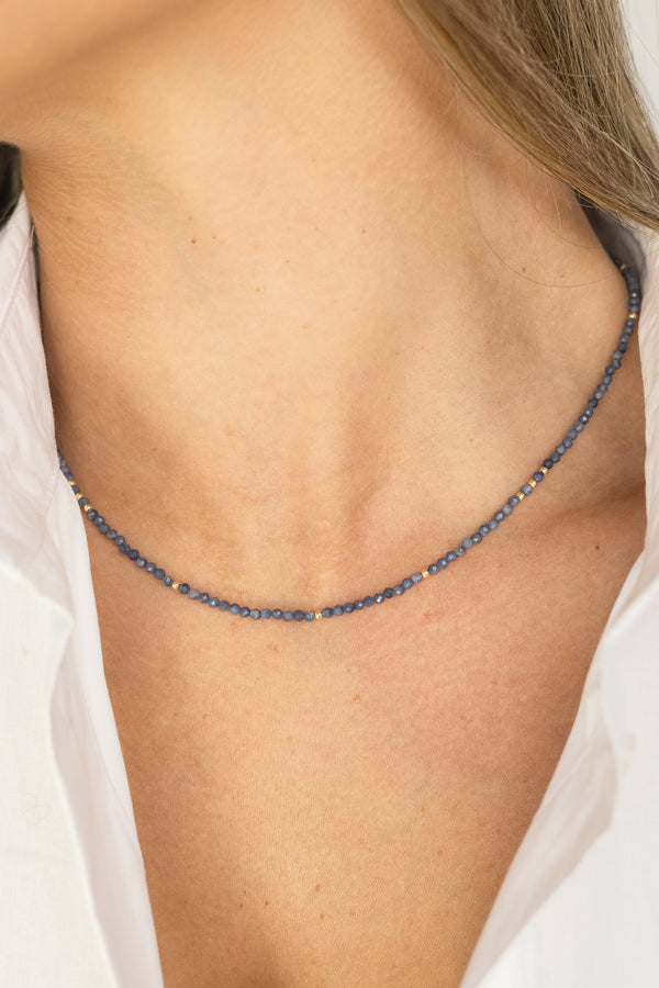 Sapphire Lena Necklace - Mickey Lynn