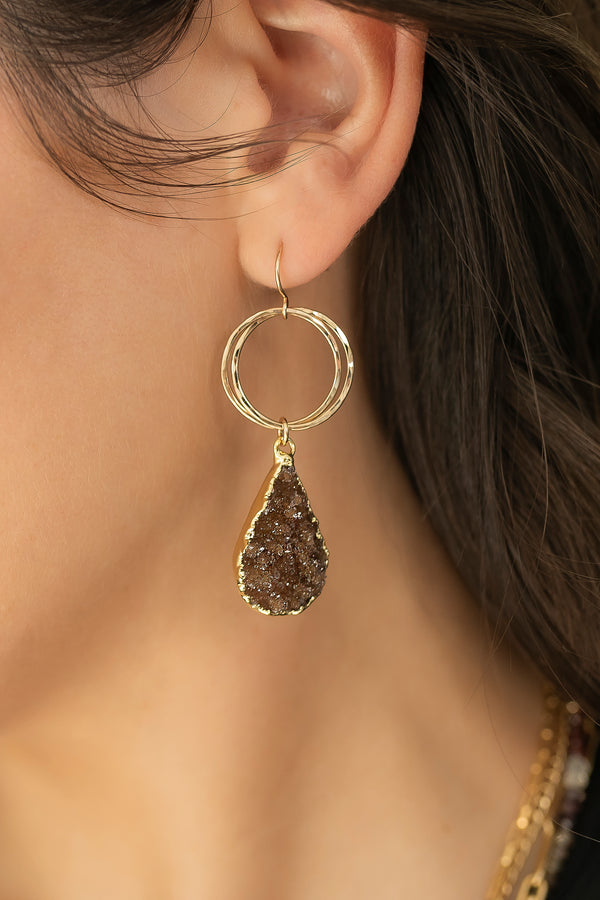 Virago Druzy Earrings