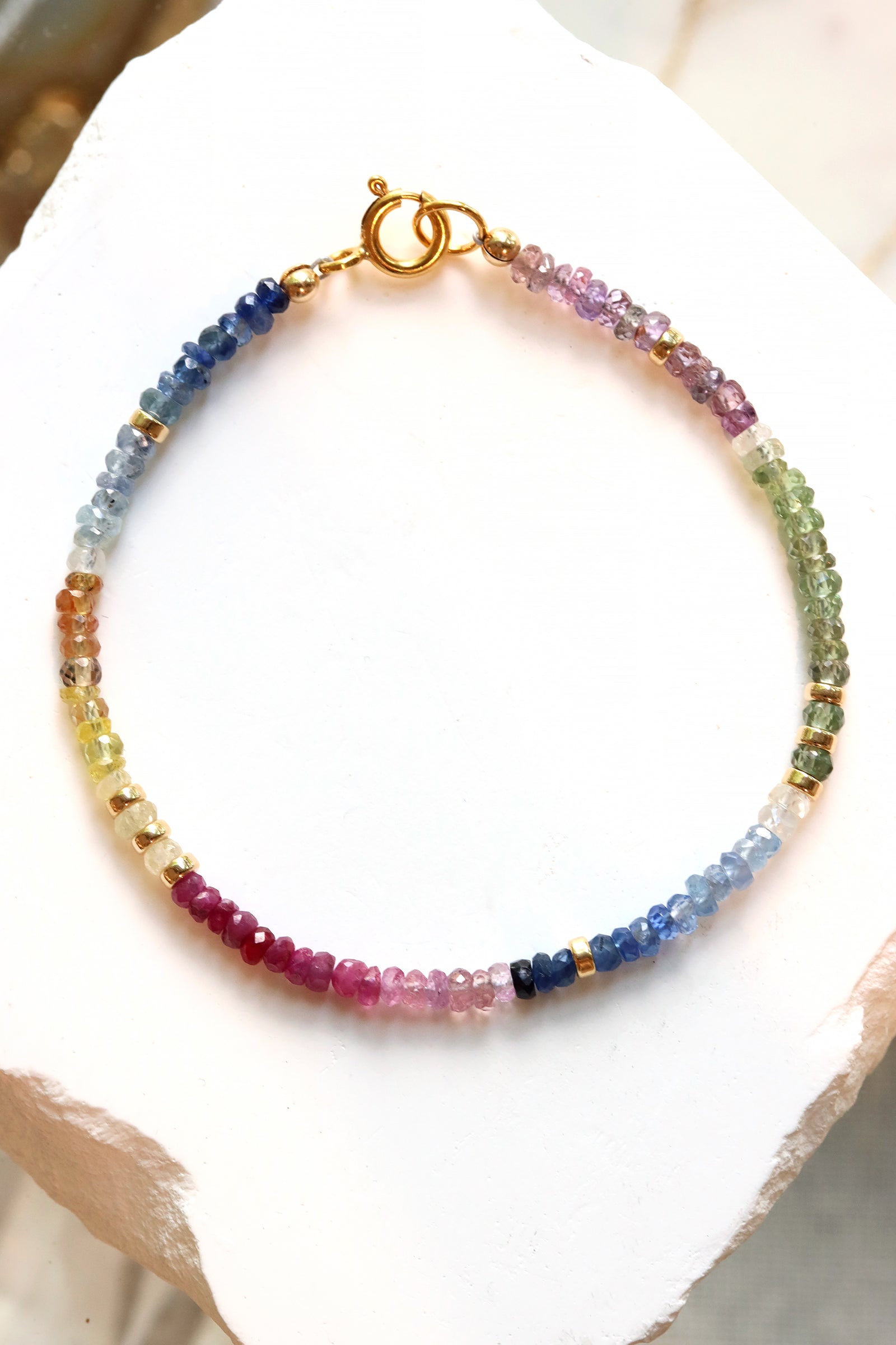 Rainbow Sapphire Charis Bracelet