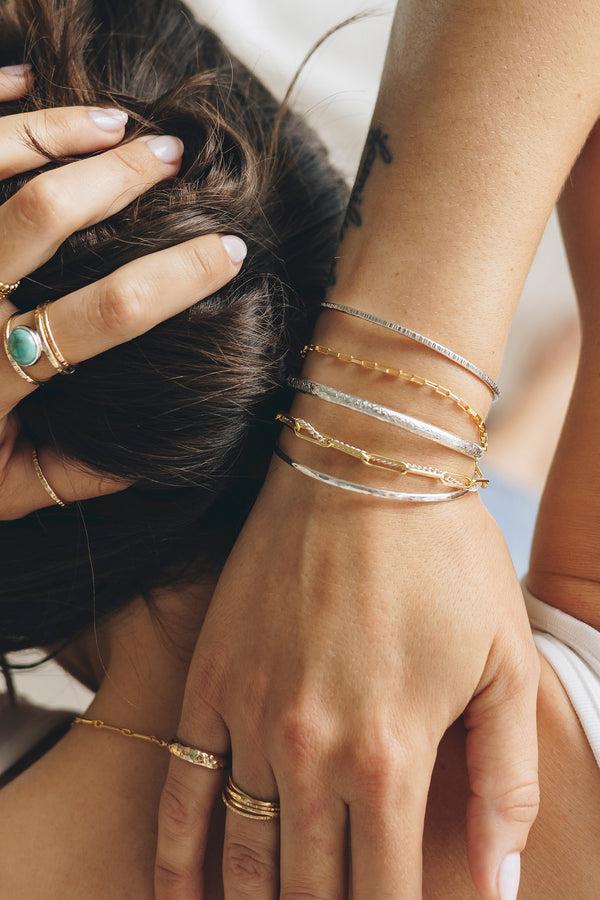 Silver Vigor Cuff Bracelet - Mickey Lynn