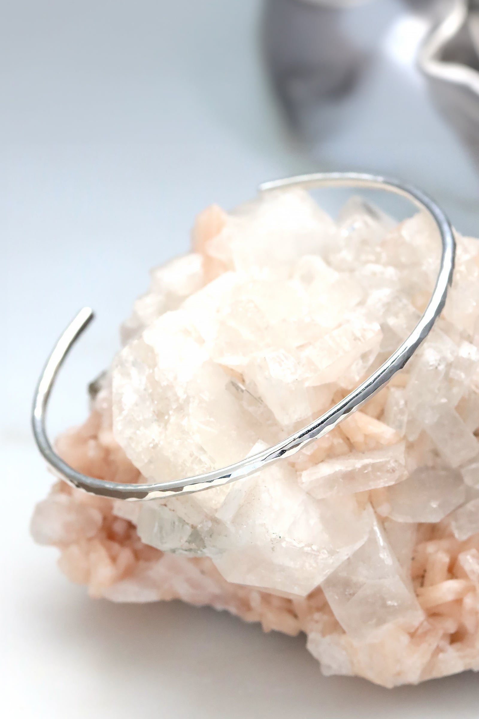 Silver Dulcimer Cuff Bracelet