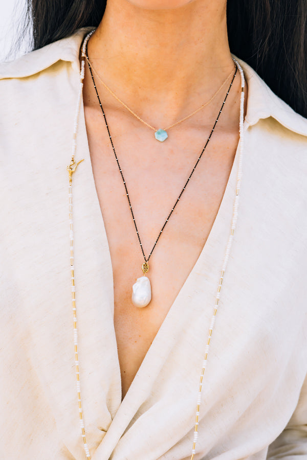 Baroque Pearl Necklace | Dew Drop Necklace | Mickey Lynn