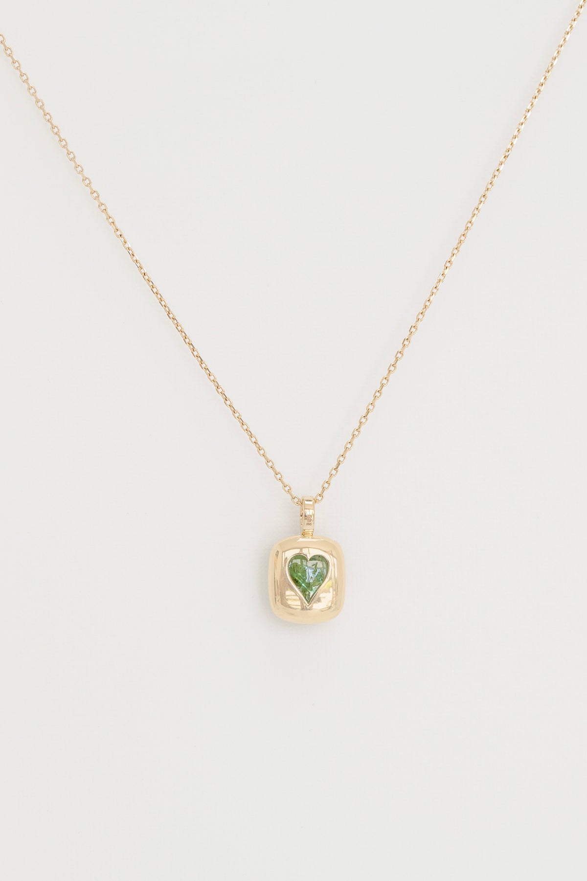 Aquamarine Sun & Diamonds Locket Necklace