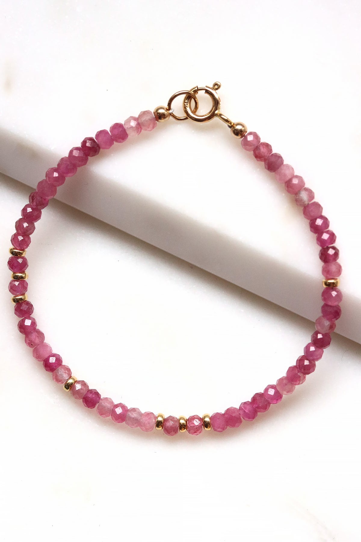 Pink Tourmaline Charis Bracelet