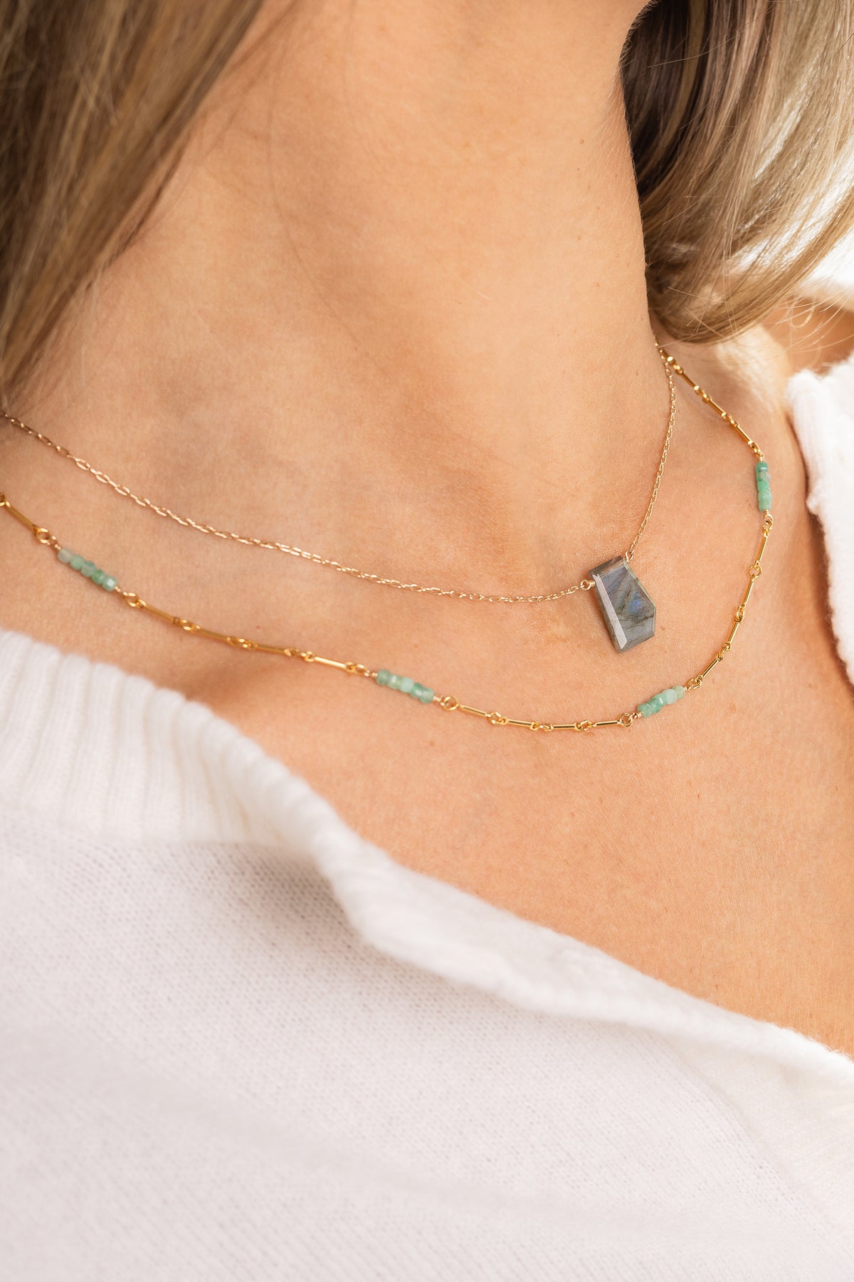 Emerald Circlet Necklace