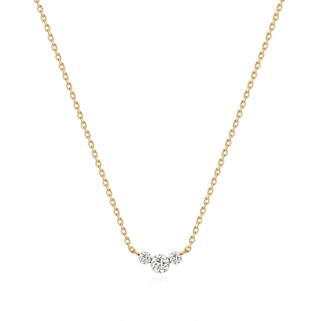 Minimal Trio Lab-Grown Diamond Pendant