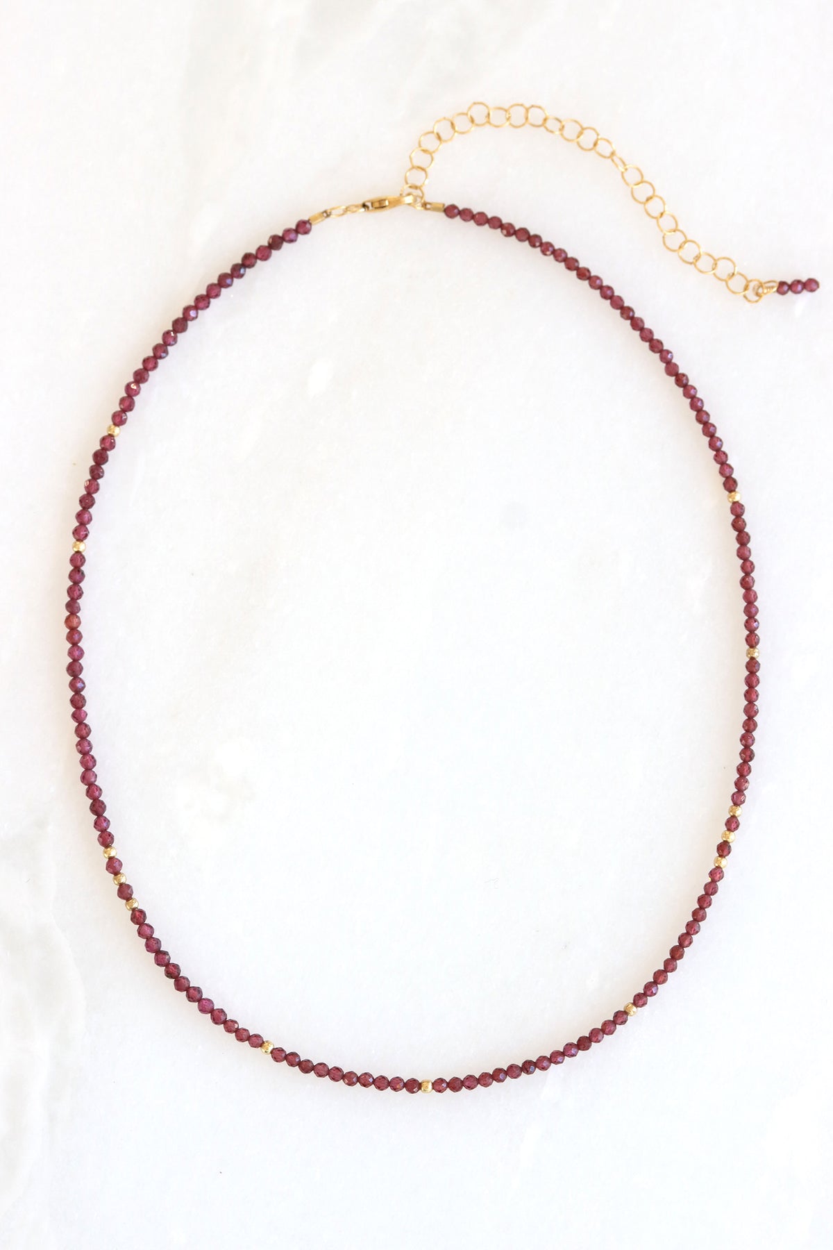 Garnet Charis Necklace