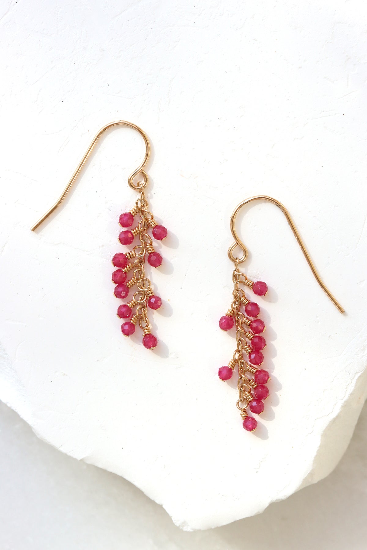 Ruby Breeze Earrings