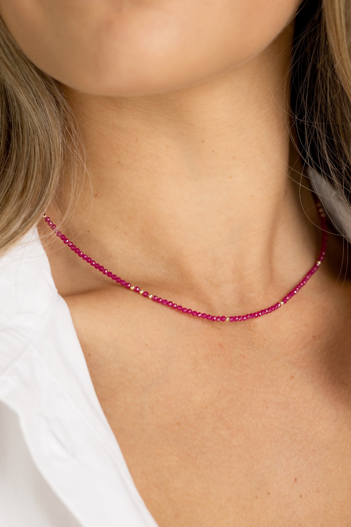 Ruby Charis Necklace