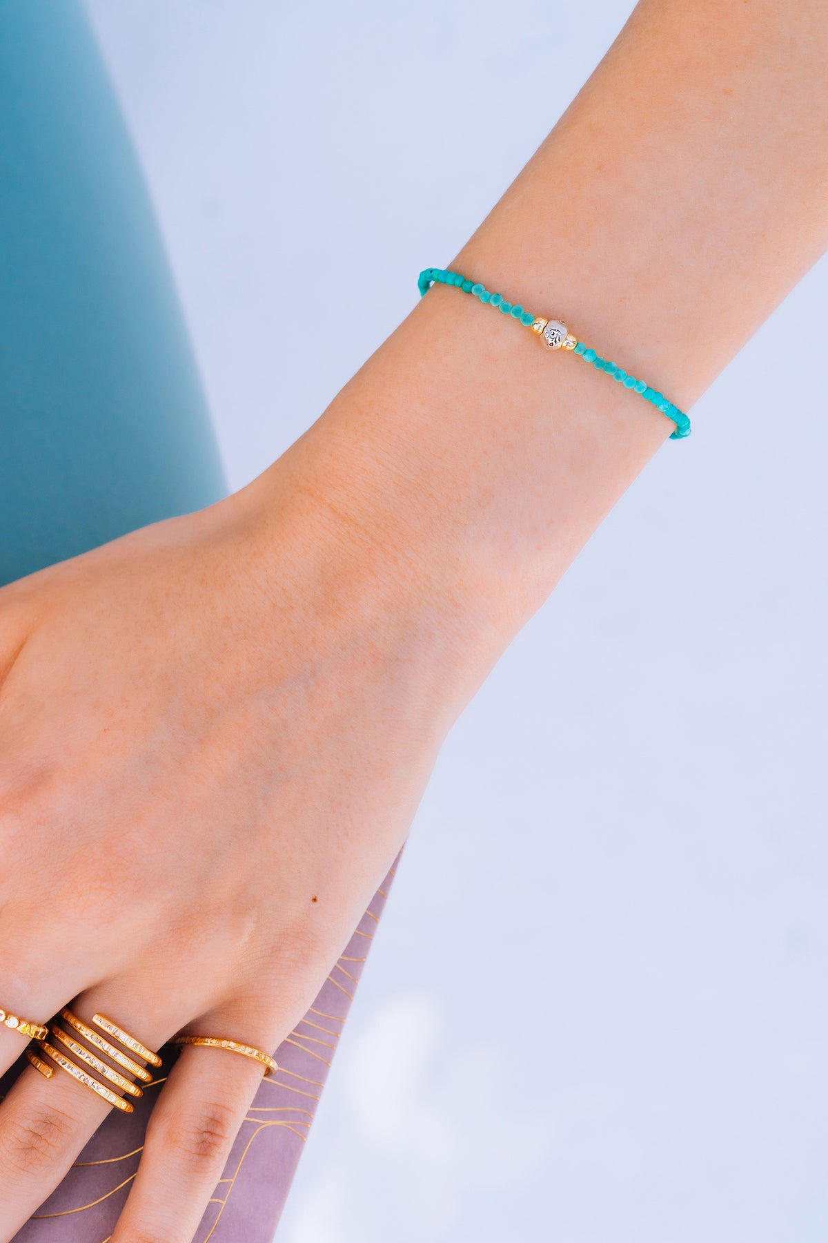 Turquoise Om Bracelet