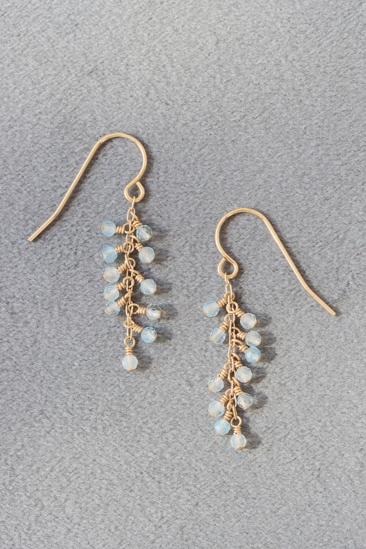 Aquamarine Breeze Earrings