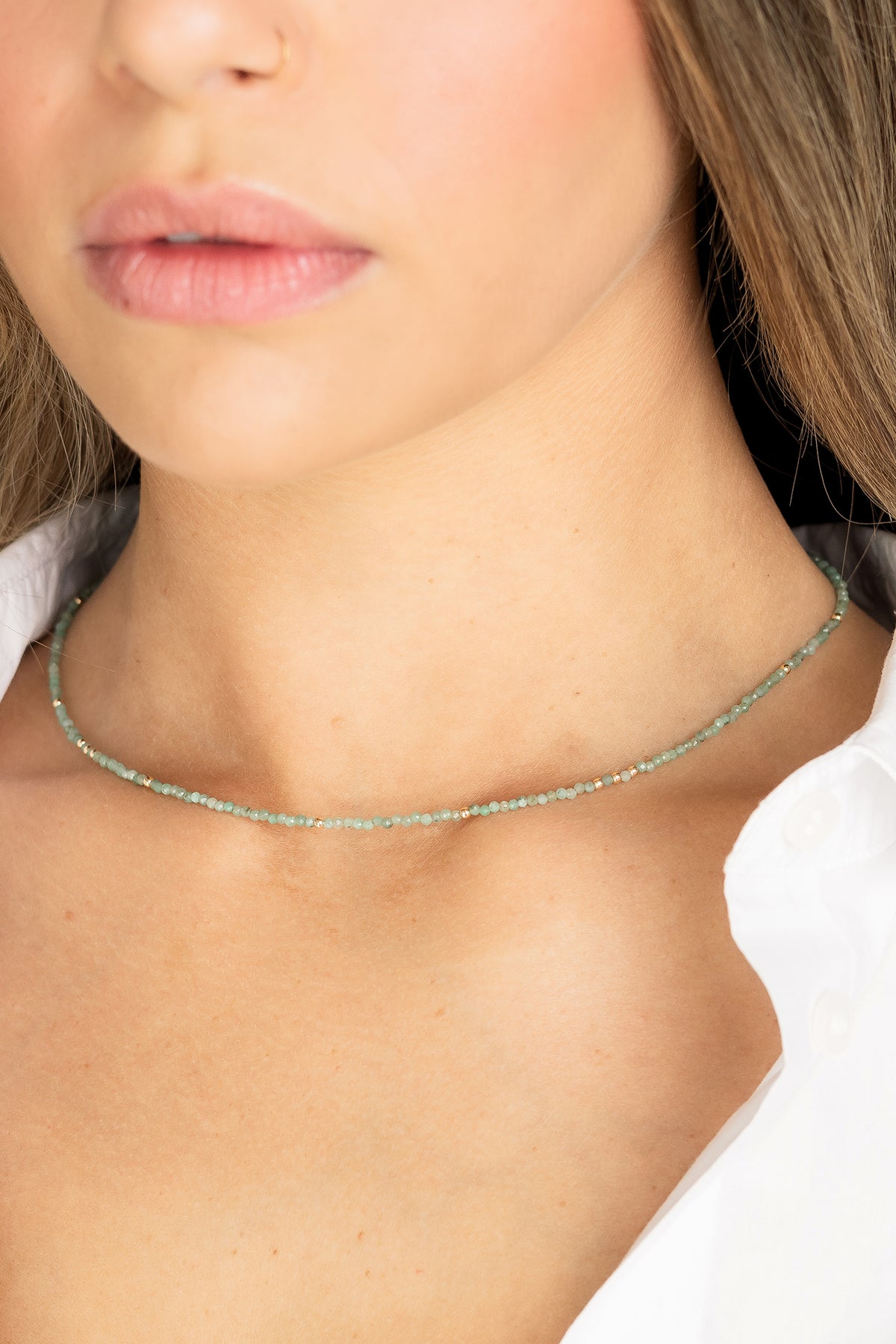 Emerald Charis Necklace