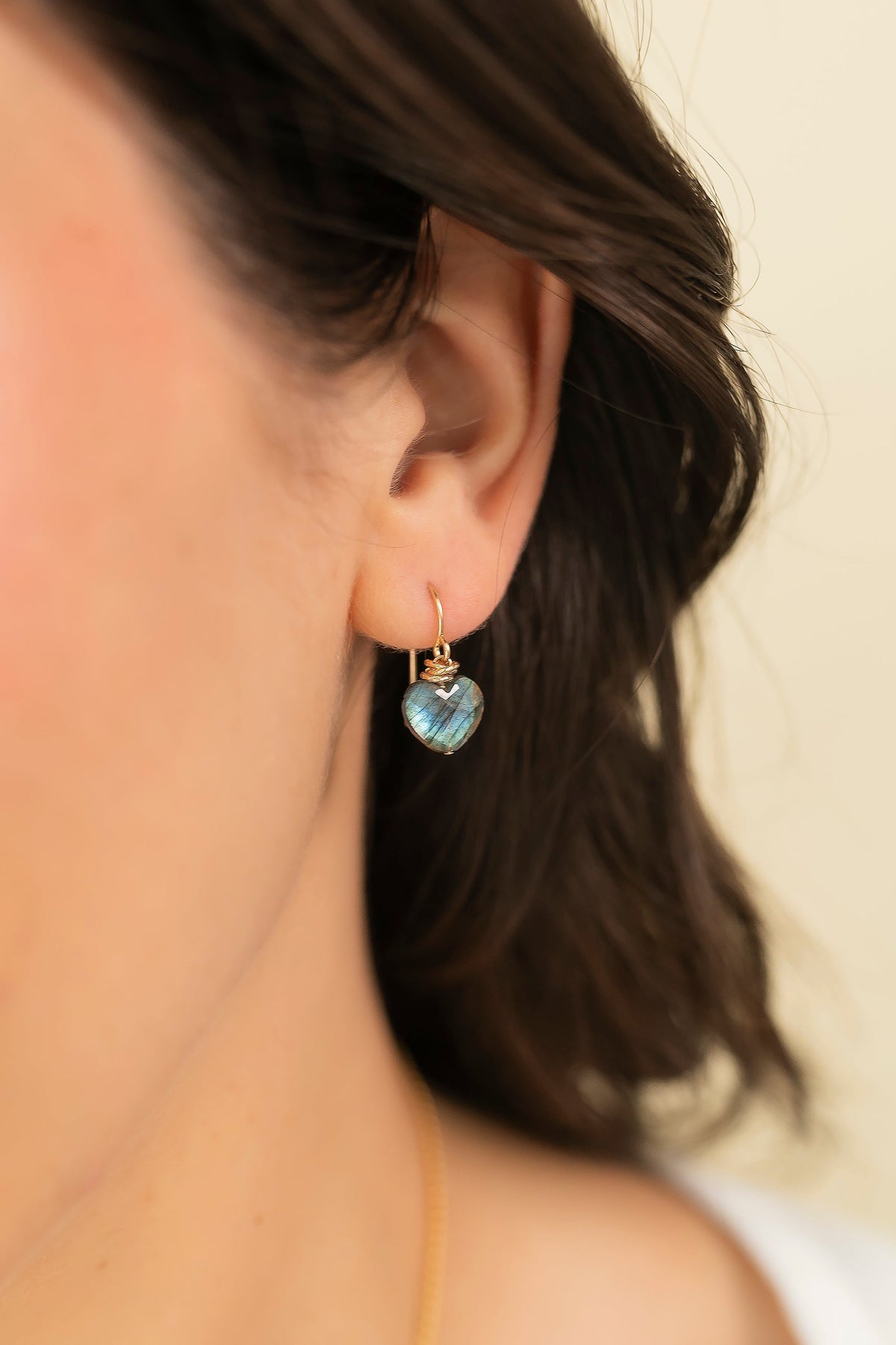 Pyrite Adore Drop Earrings