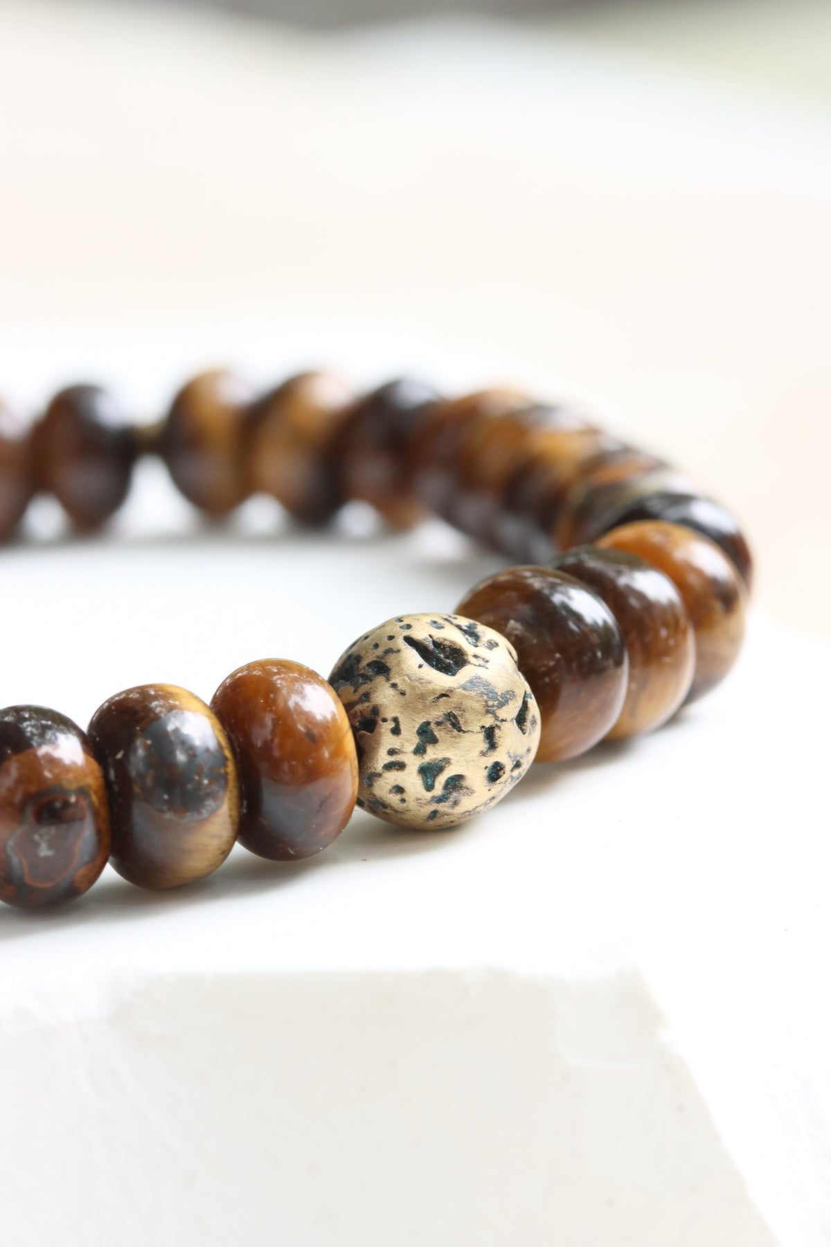 Tigers Eye Atlas Bracelet