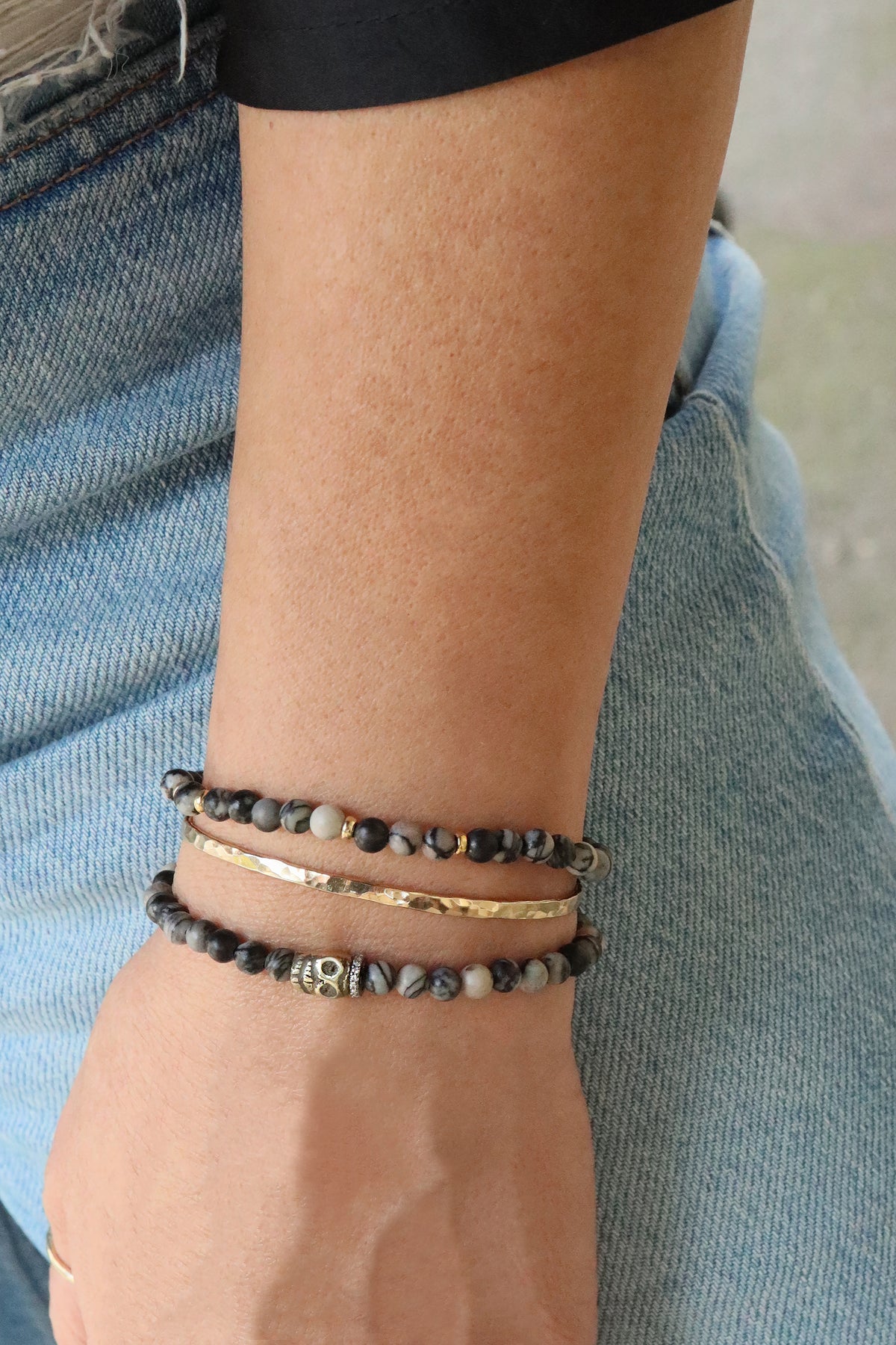 Spiderweb Jasper  Enchanté  Bracelet