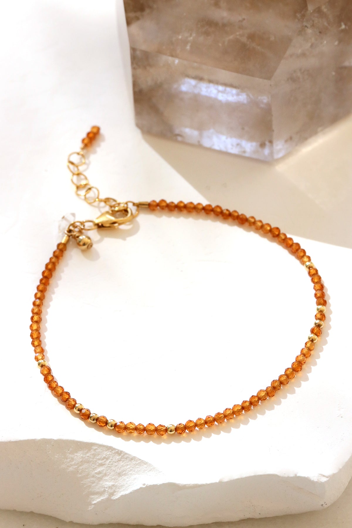 Citrine Charm Bracelet