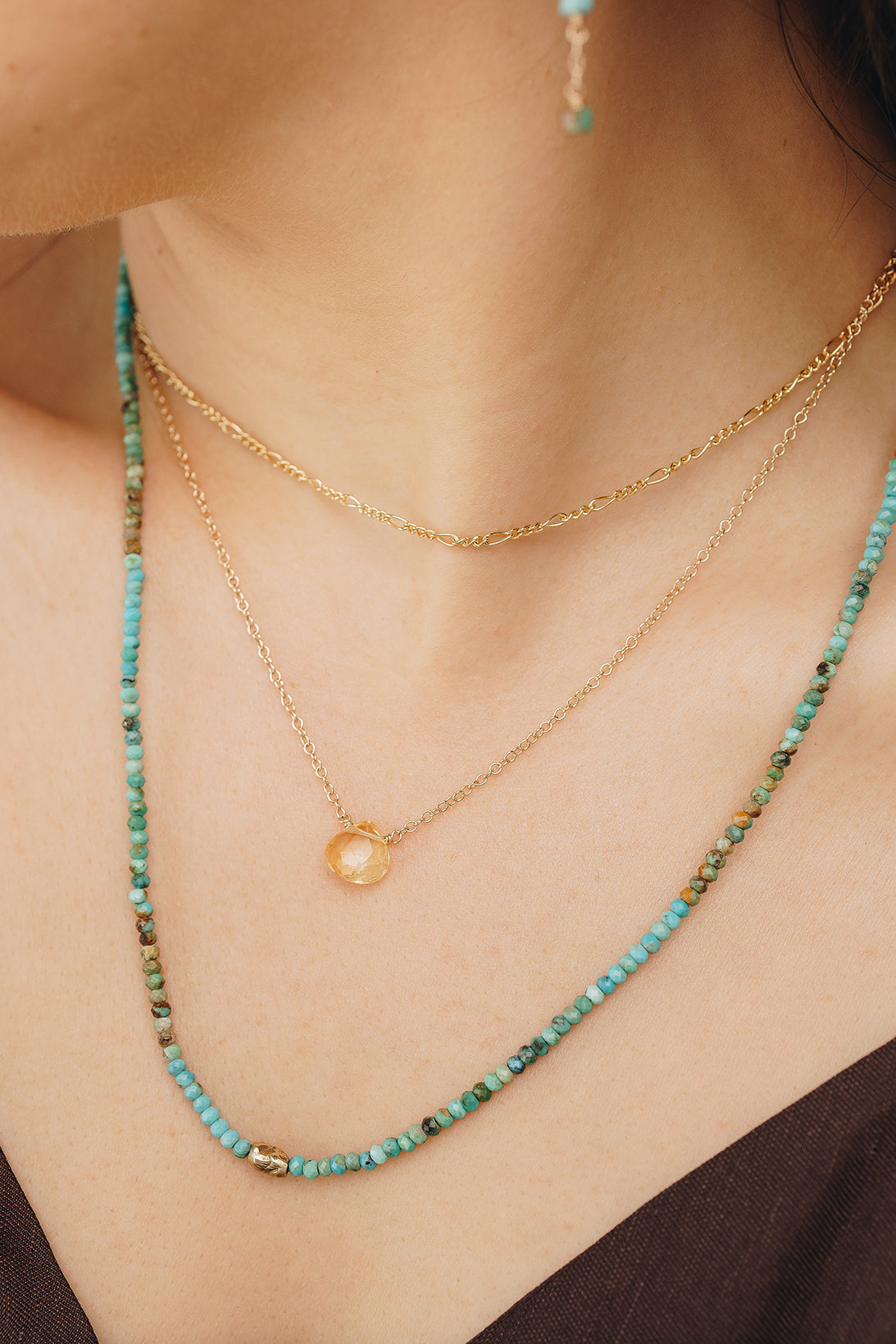 citrine birthstone jewelry collection gold