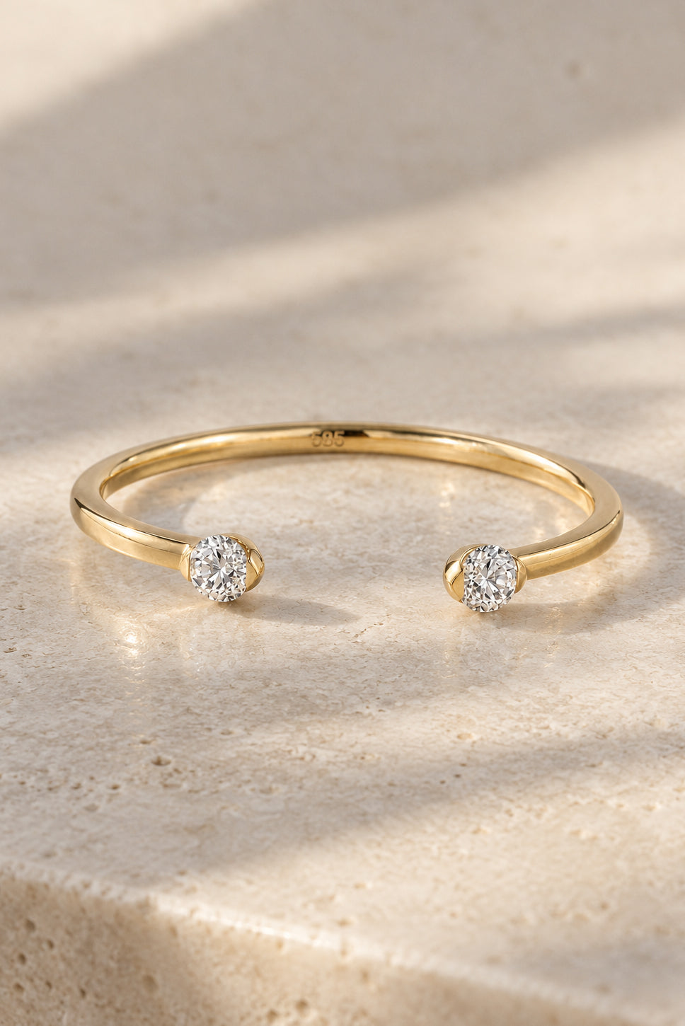 Dainty Lab Diamond Stack Ring