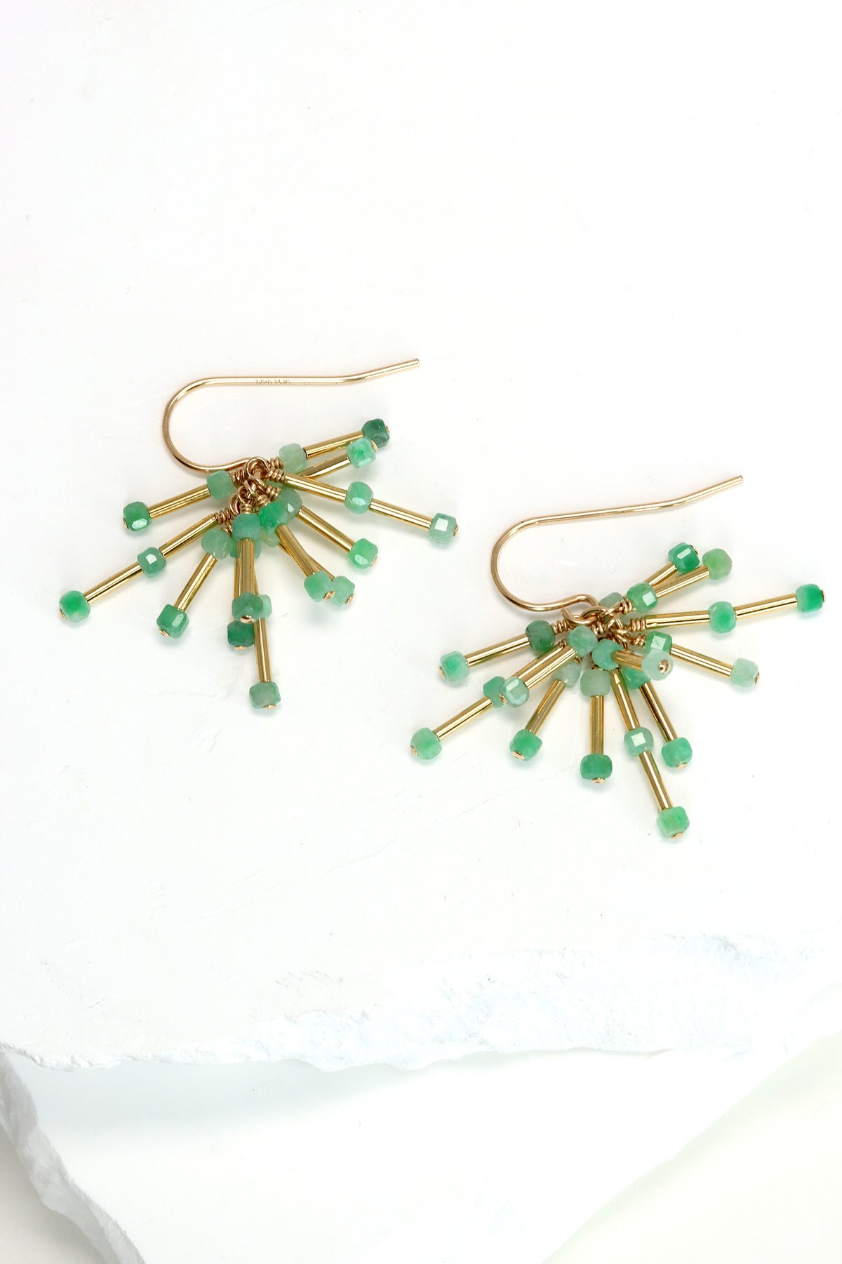 Emerald Starburst Earrings