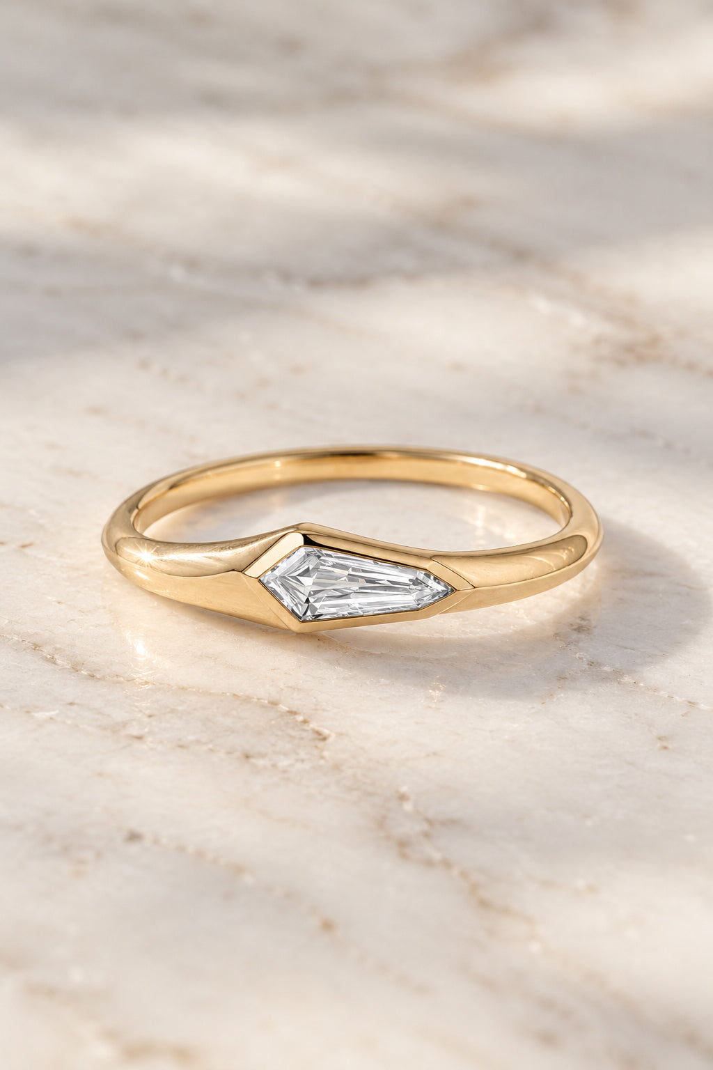 Geometric Lab Diamond Solitaire Ring