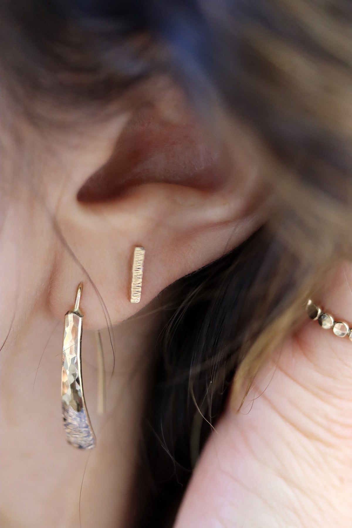 Silver Gestalt Studs