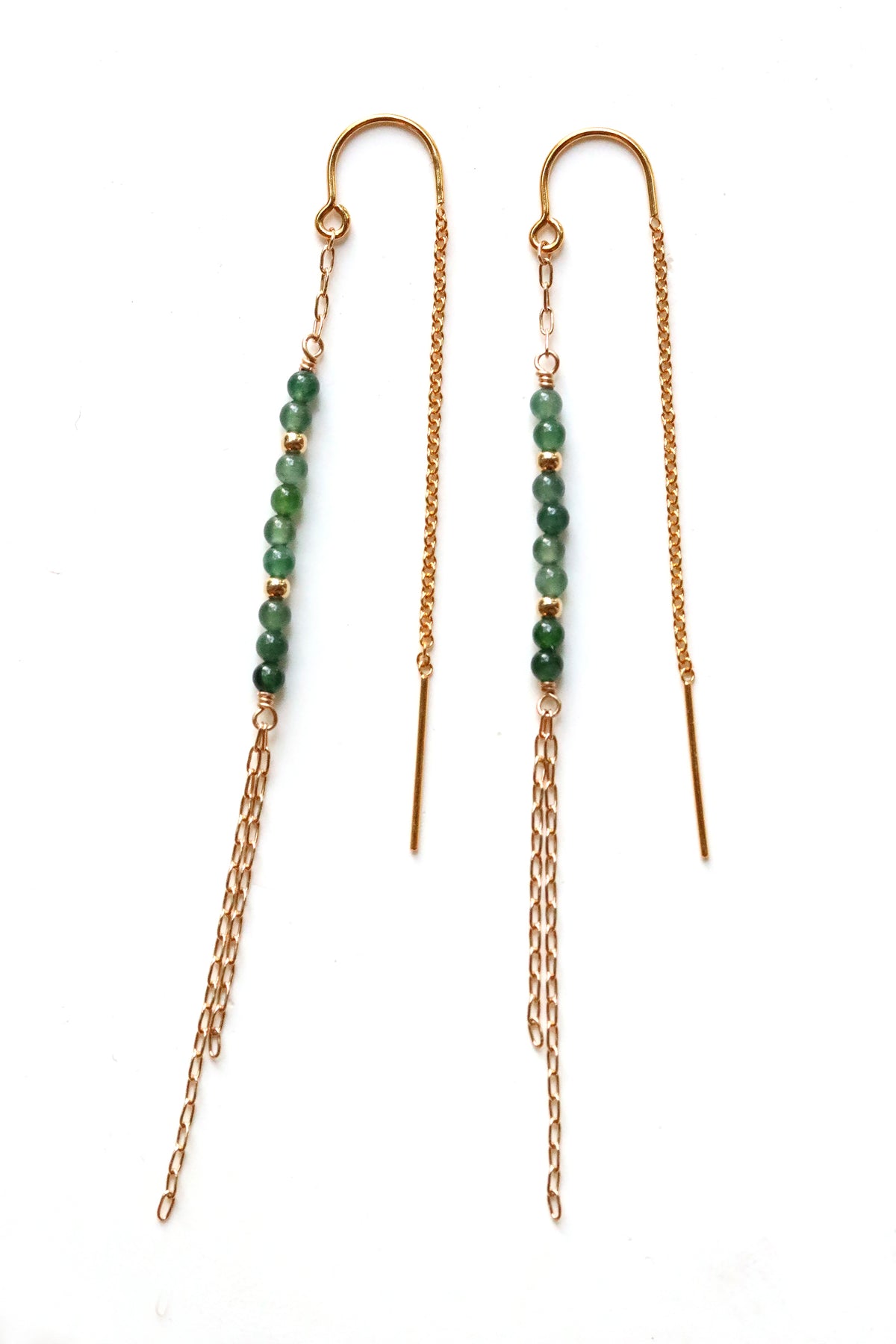 Jade Threader Earrings