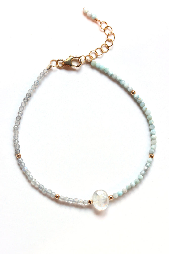 Larimar Sora Bracelet - Mickey Lynn