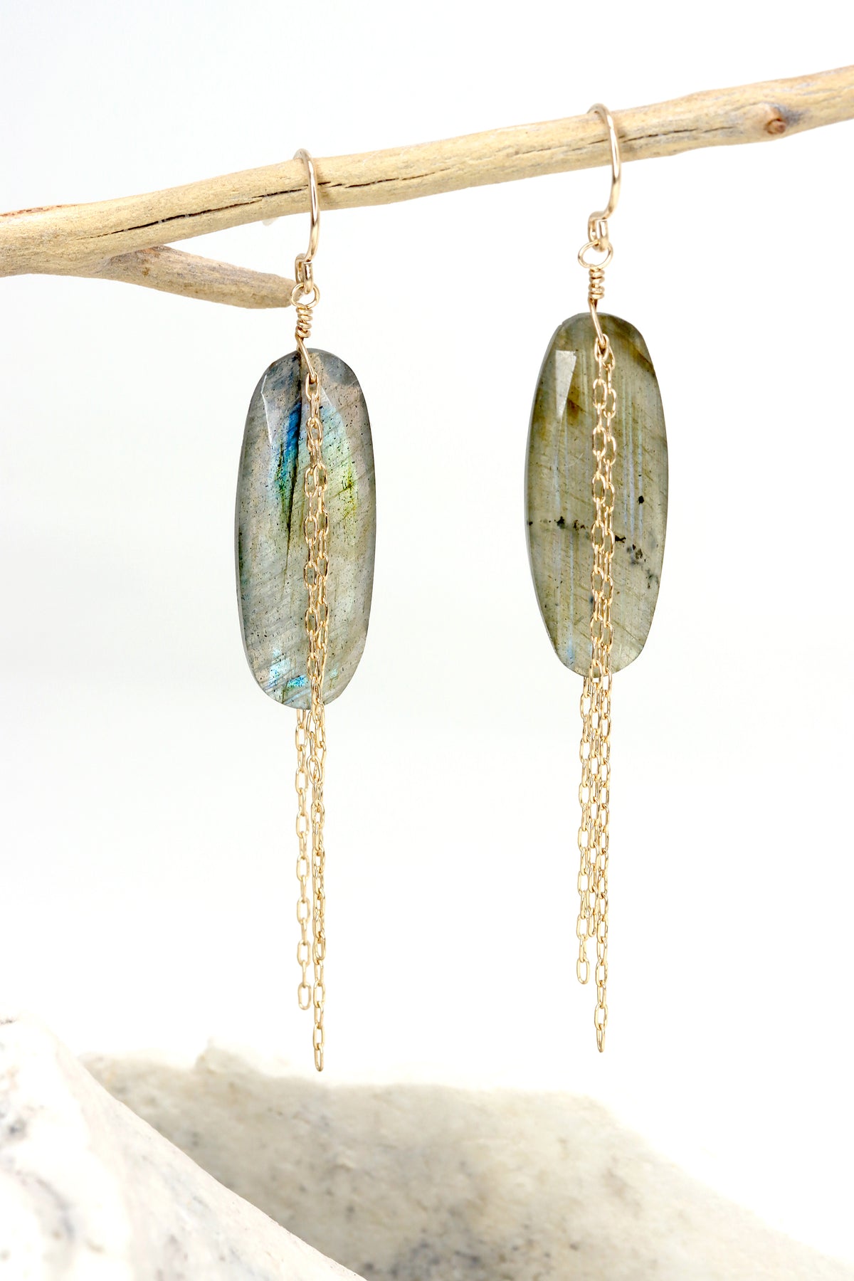 Mistral Labradorite Earrings