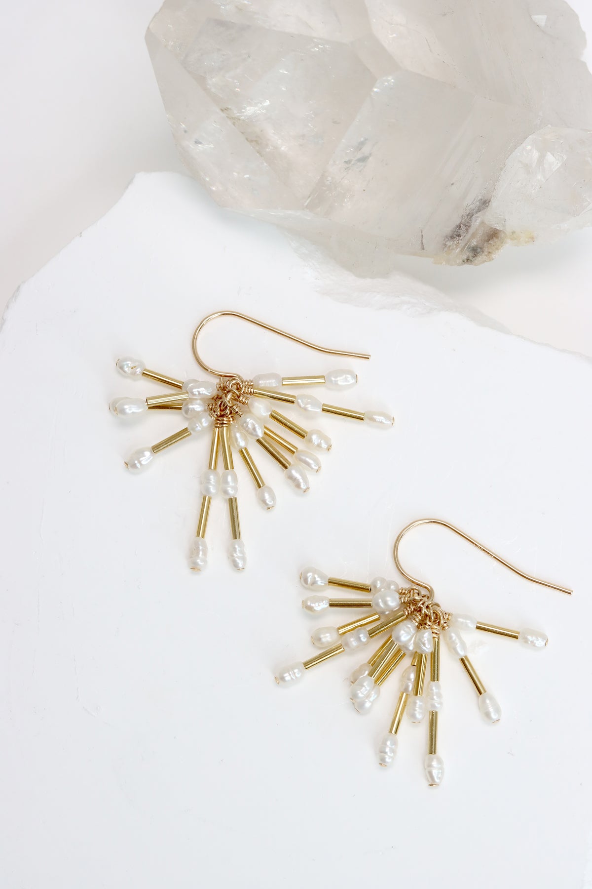 Pearl Starburst Earrings