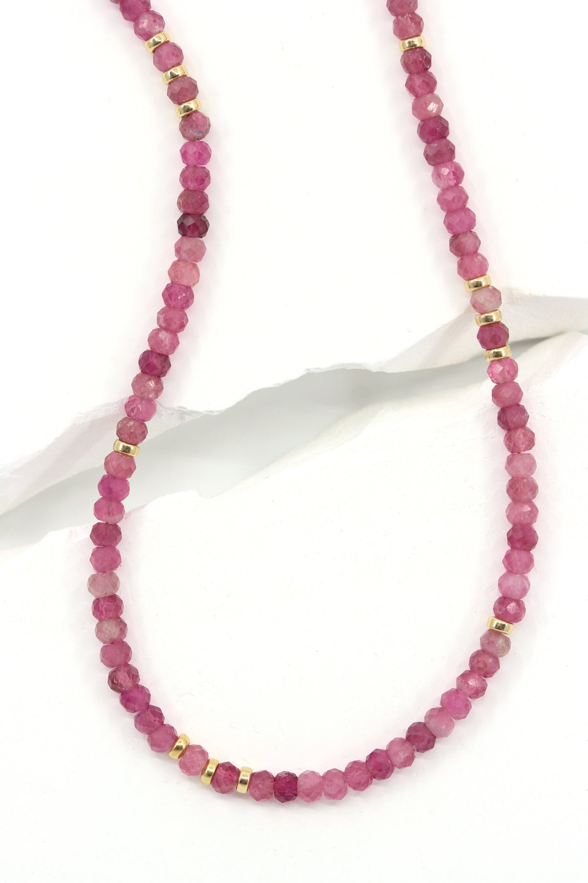 Pink Tourmaline Charis Necklace