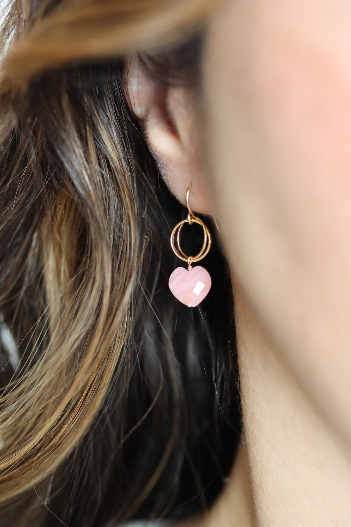 Pink Opal Adore Earrings