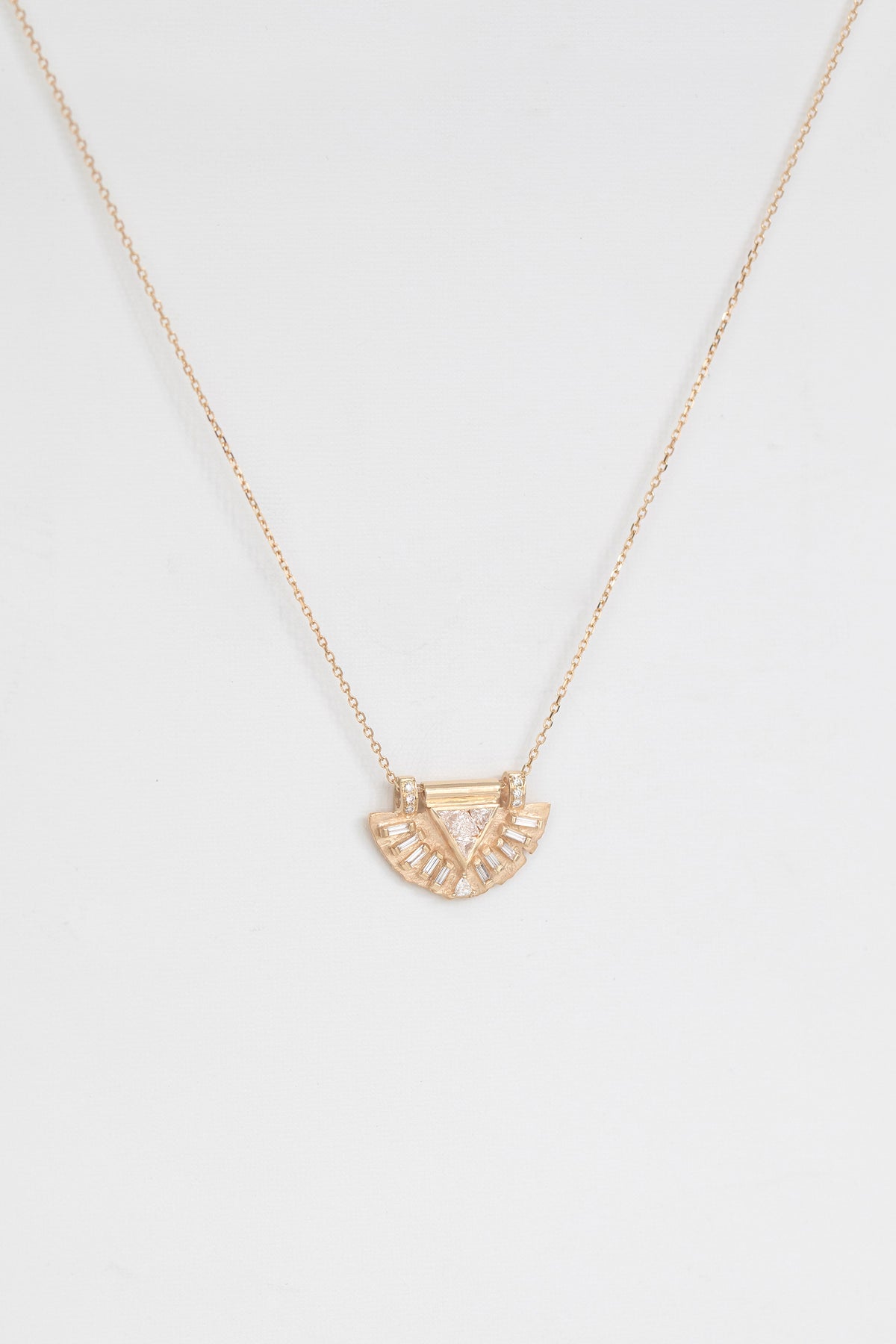 Rising Sun & Diamonds Necklace