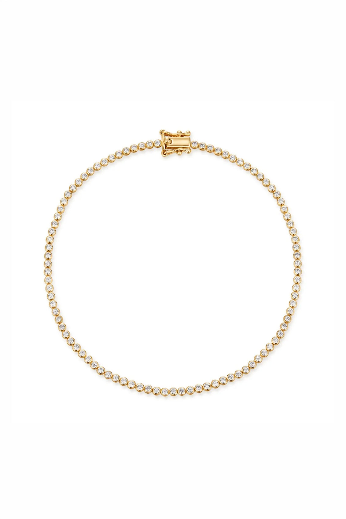 Round Lab Diamond Tennis Bracelet