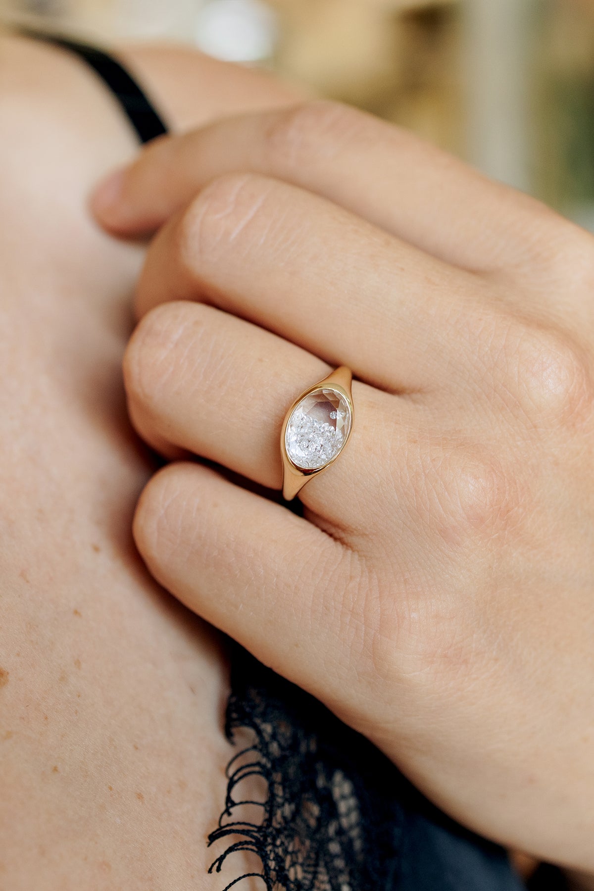 Diamond Shaker Ring