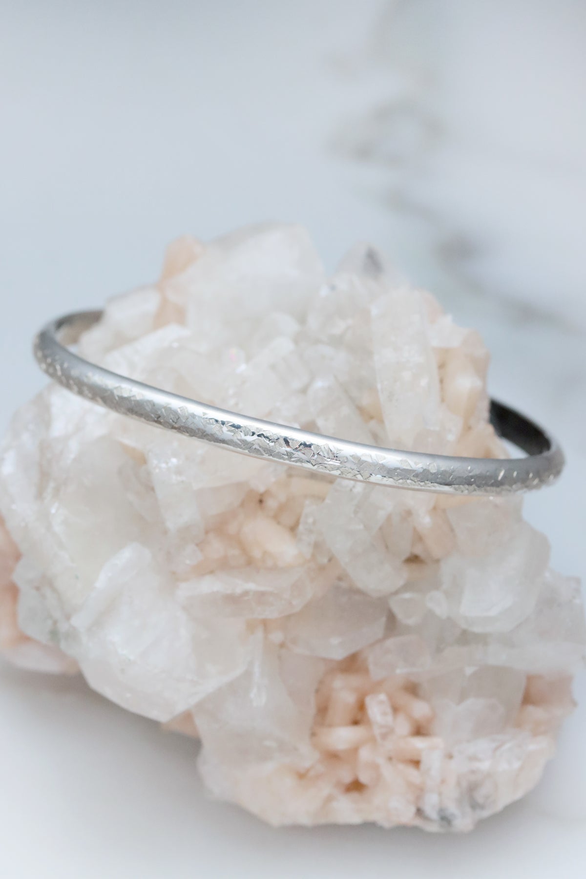 Silver Contour Cuff Bracelet