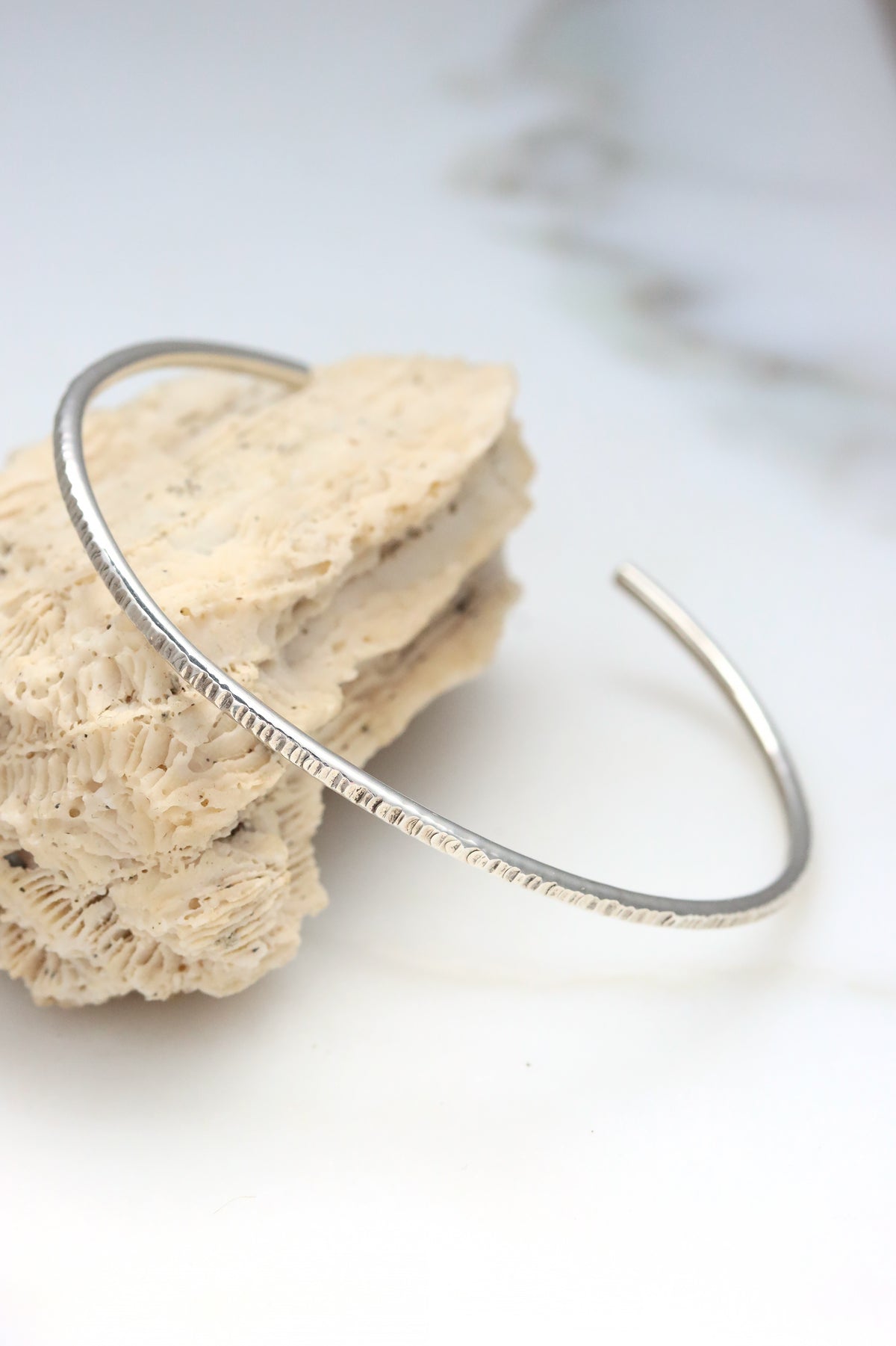 Silver Vigor Cuff Bracelet