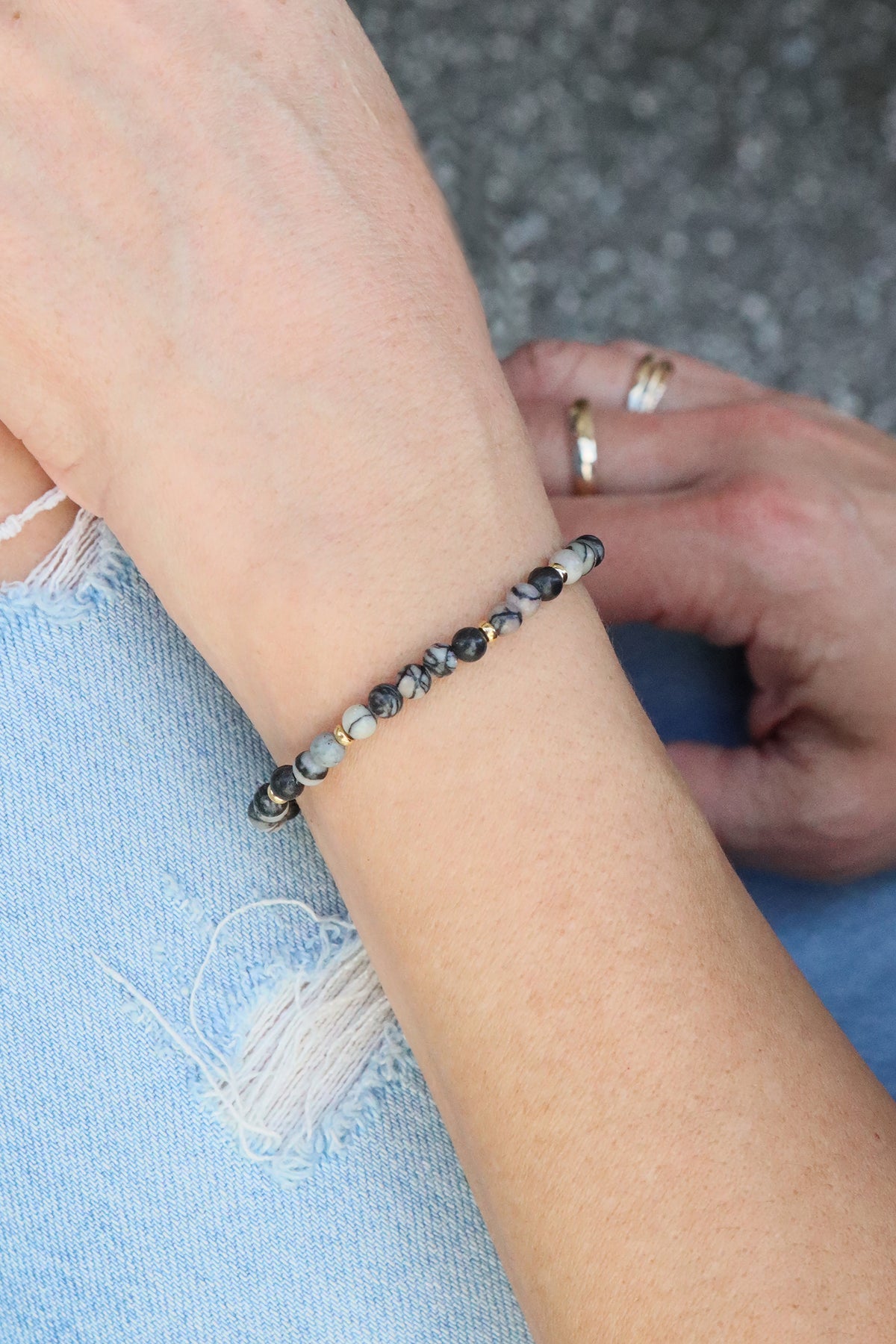 Spiderweb Jasper  Enchanté  Bracelet