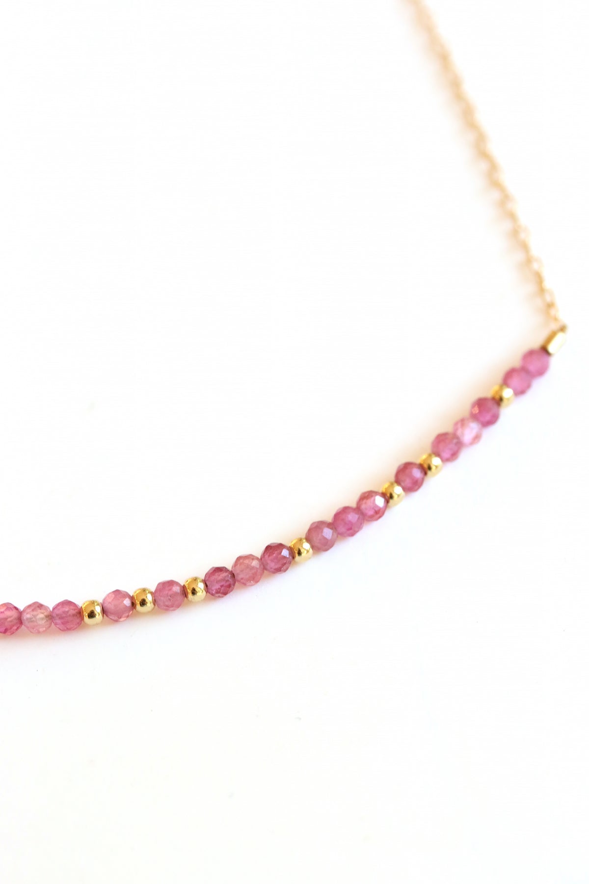 Tourmaline  Bar Necklace