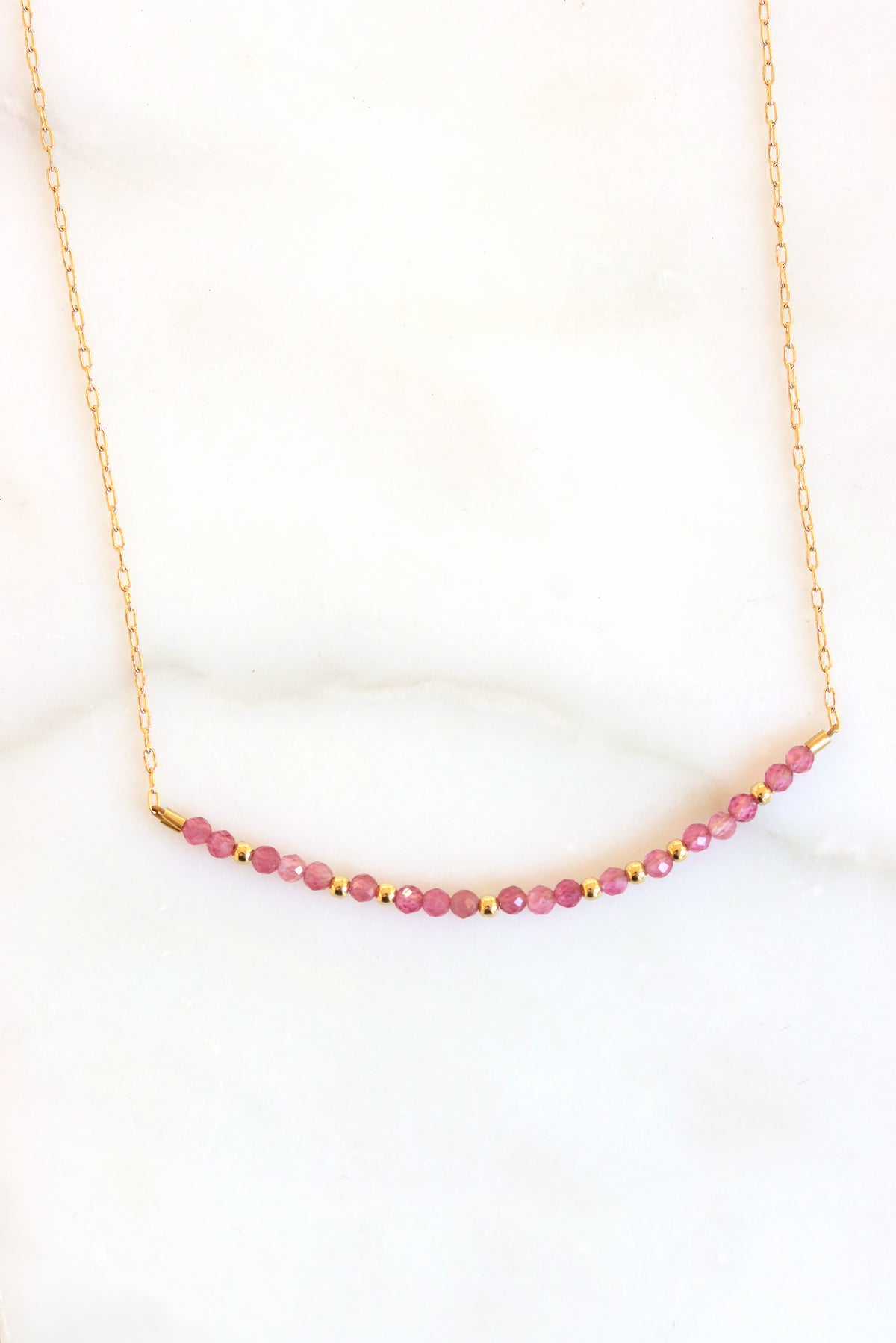Tourmaline  Bar Necklace