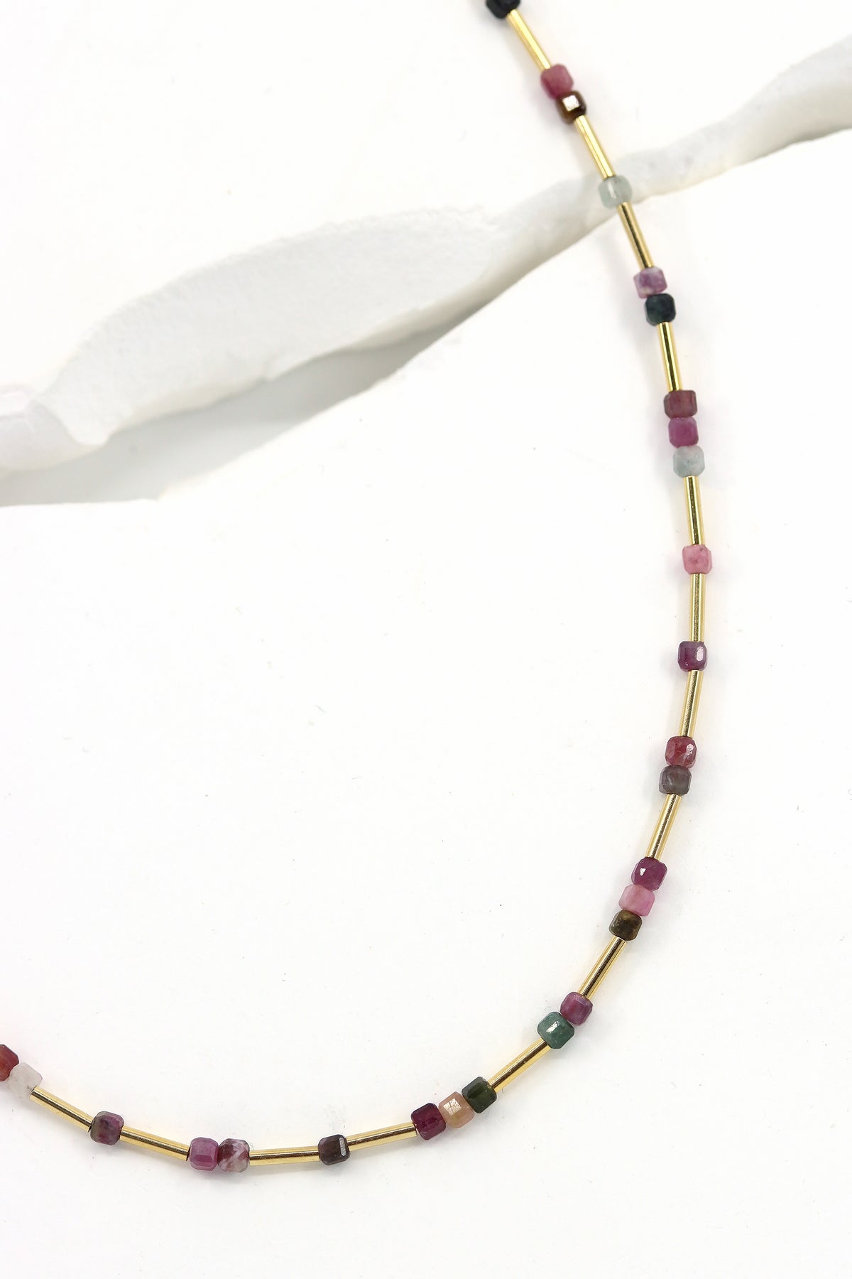 Tourmaline Lariat Necklace