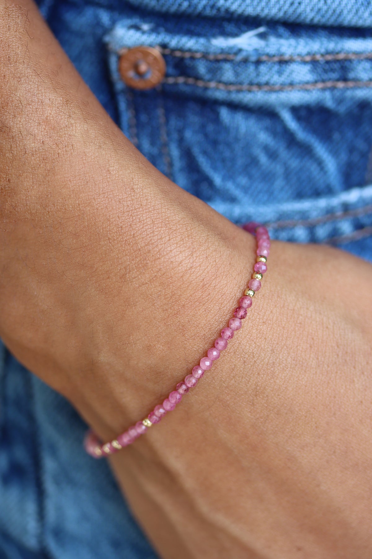 Tourmaline Charm Bracelet