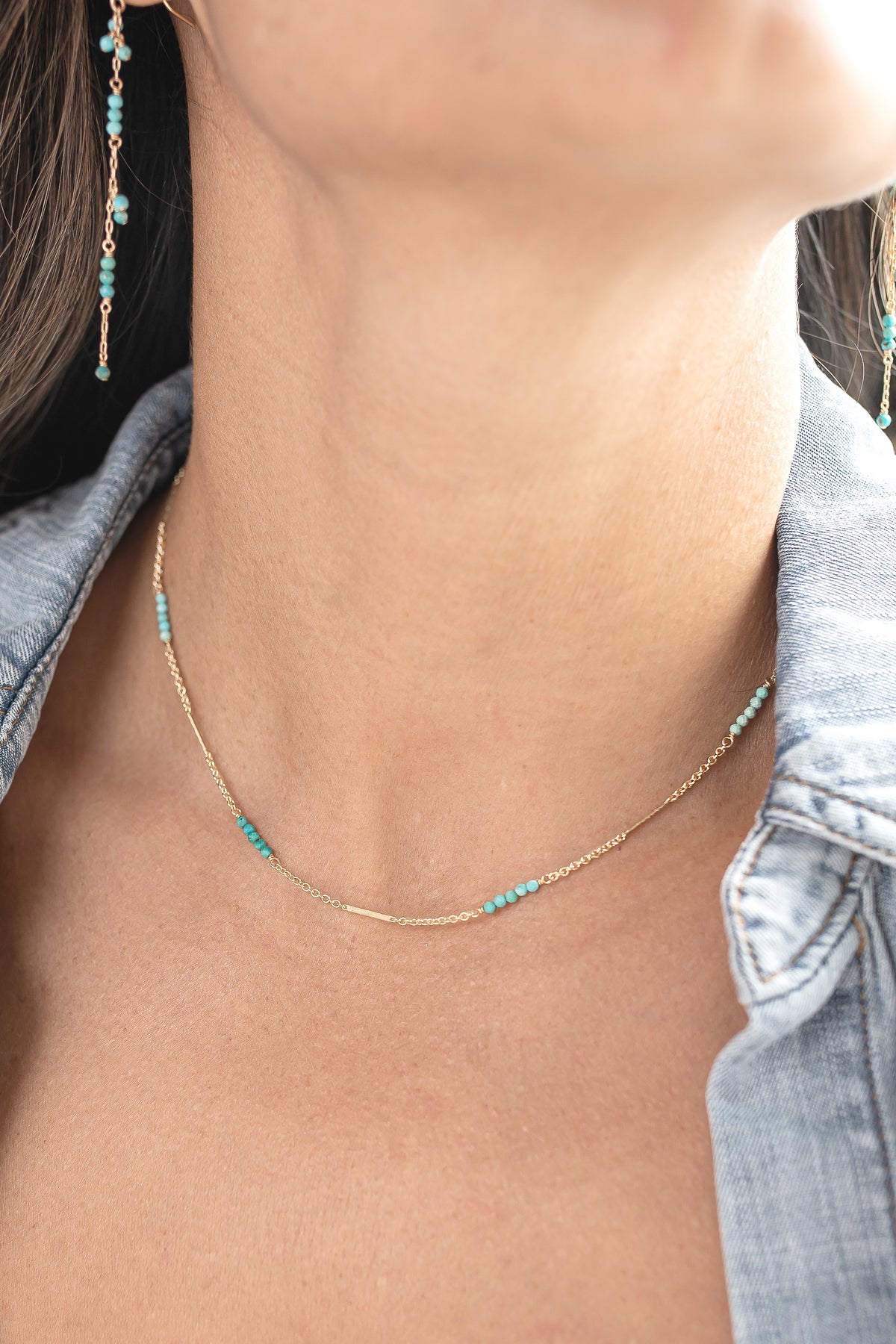 Turquoise Circlet Necklace