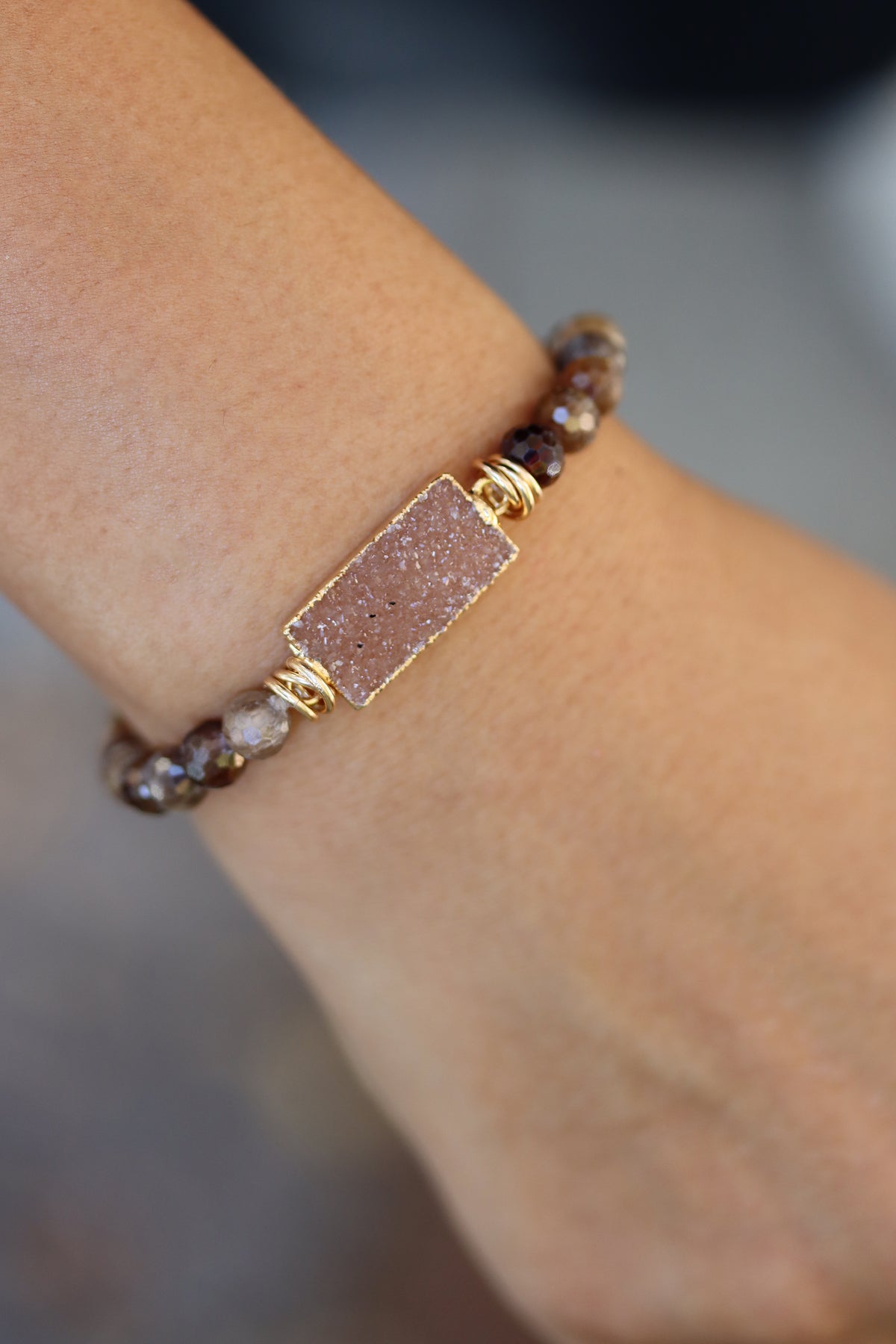 Zircon Cameo Bracelet