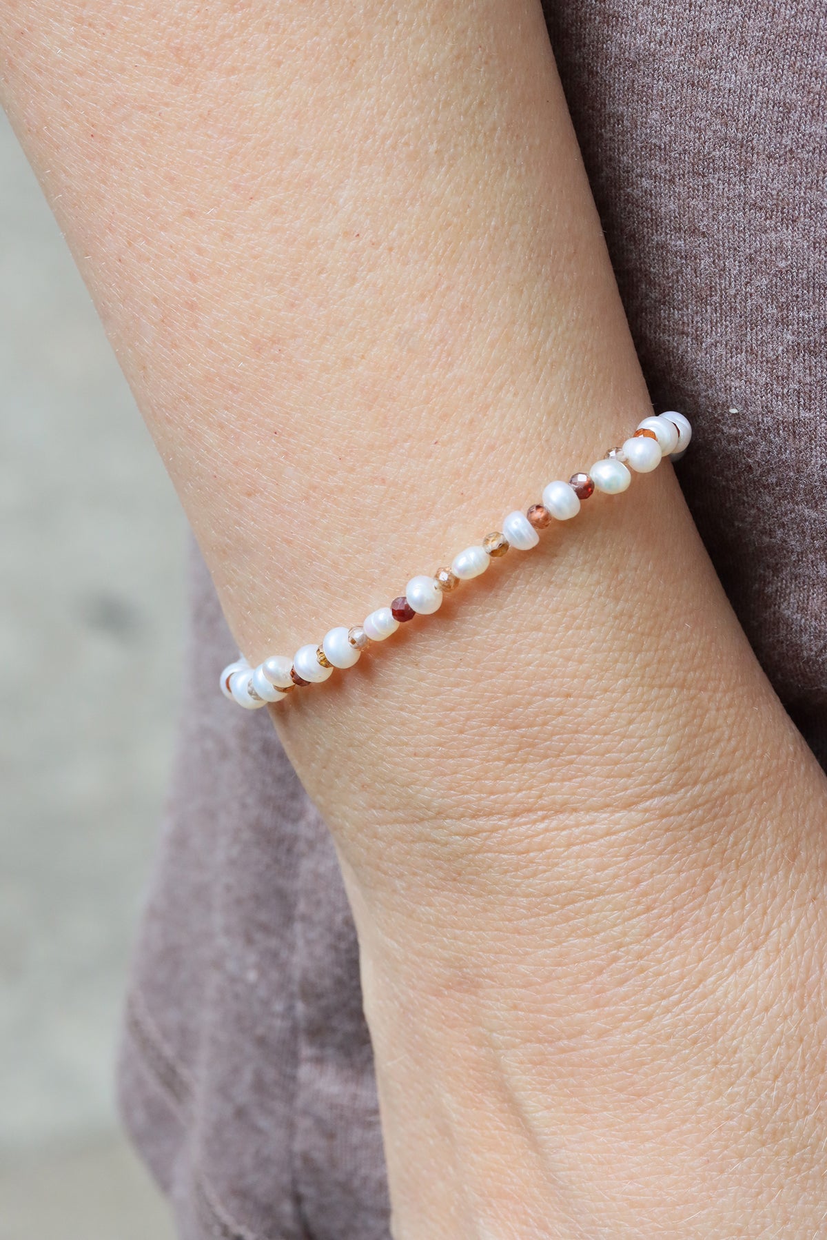 Chocolate Zircon Adora Bracelet