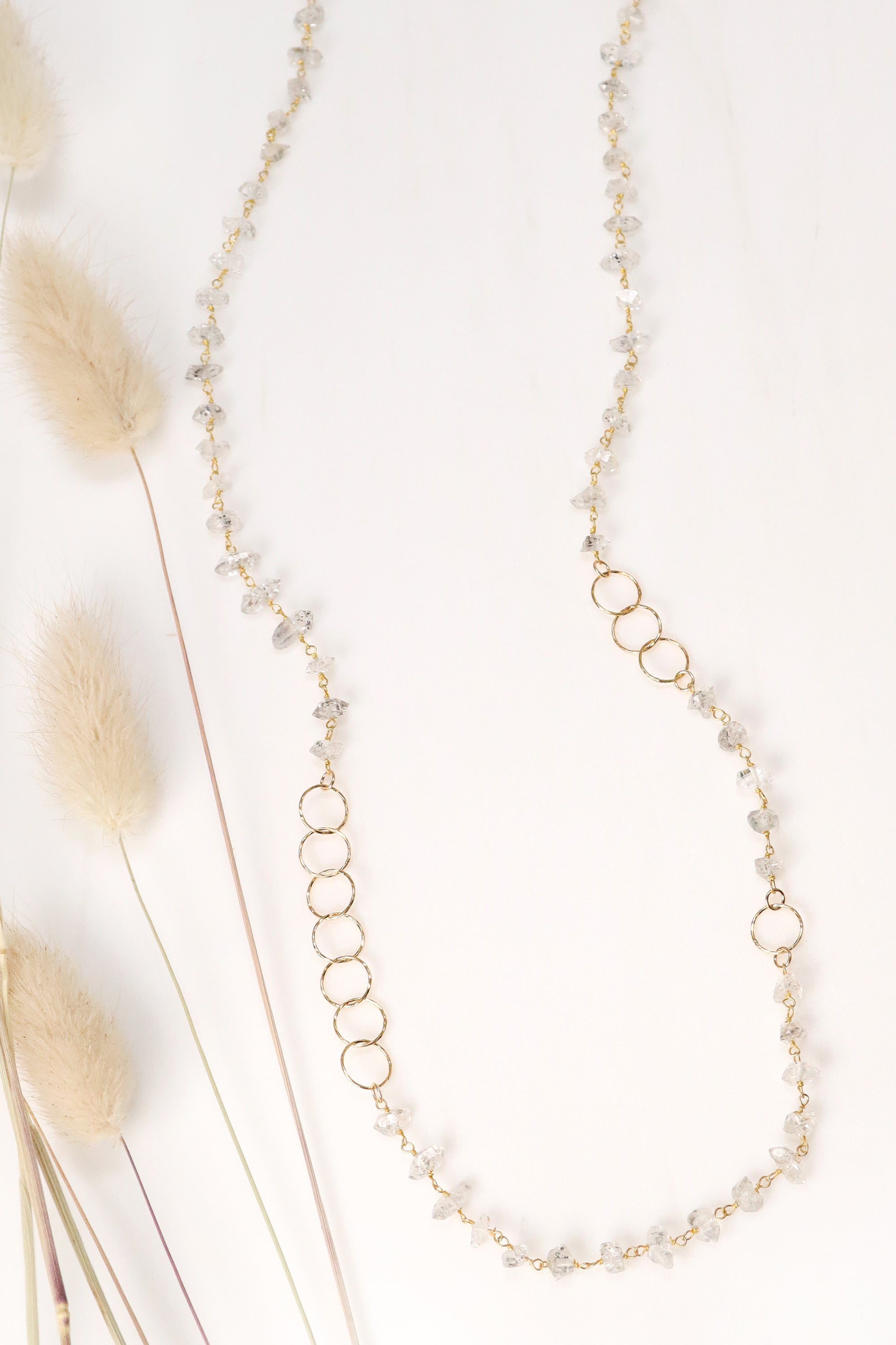 Herkimer Diamond Layering Necklace