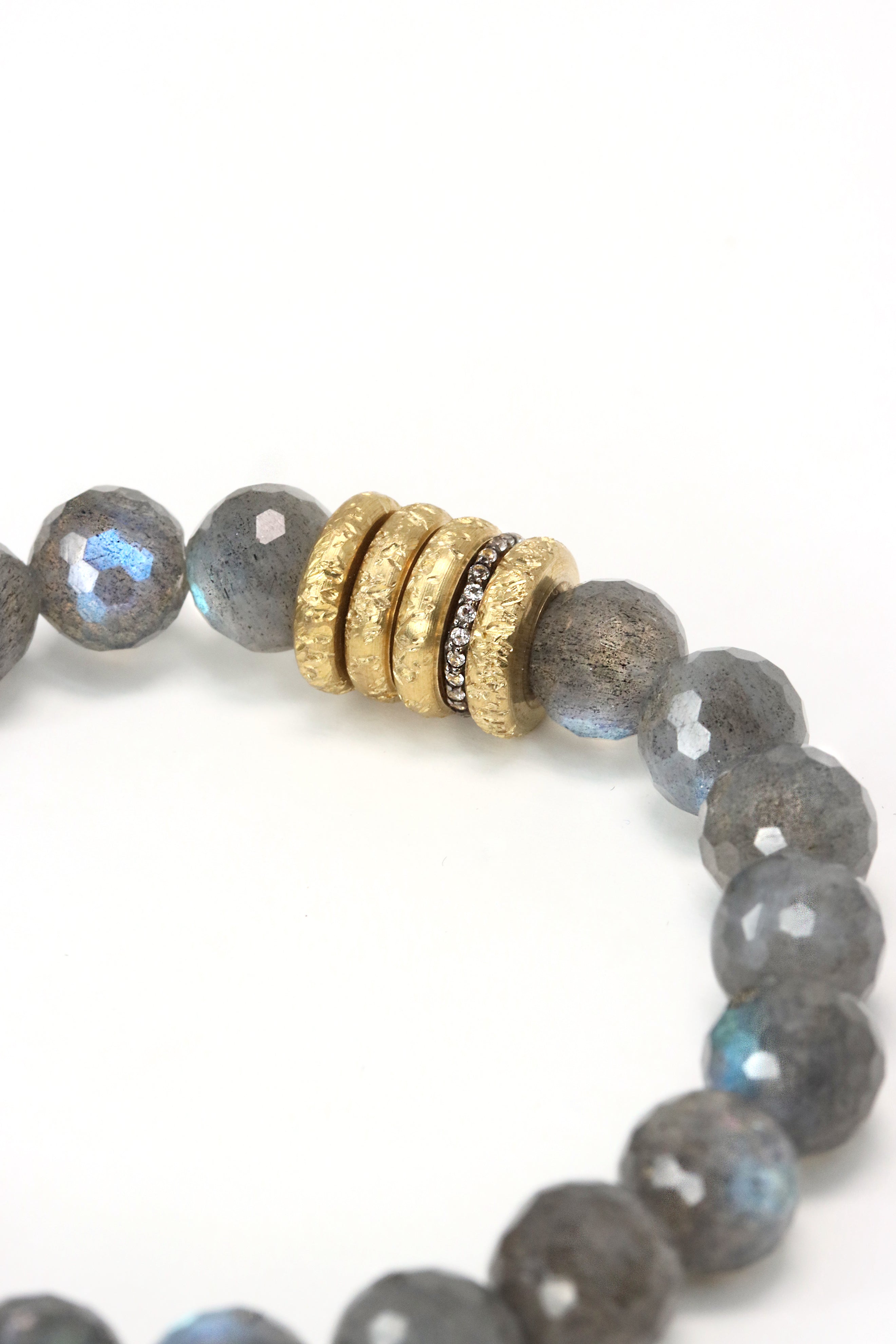Labradorite Bracelet for Mental & Emotional Healing 8mm Beads