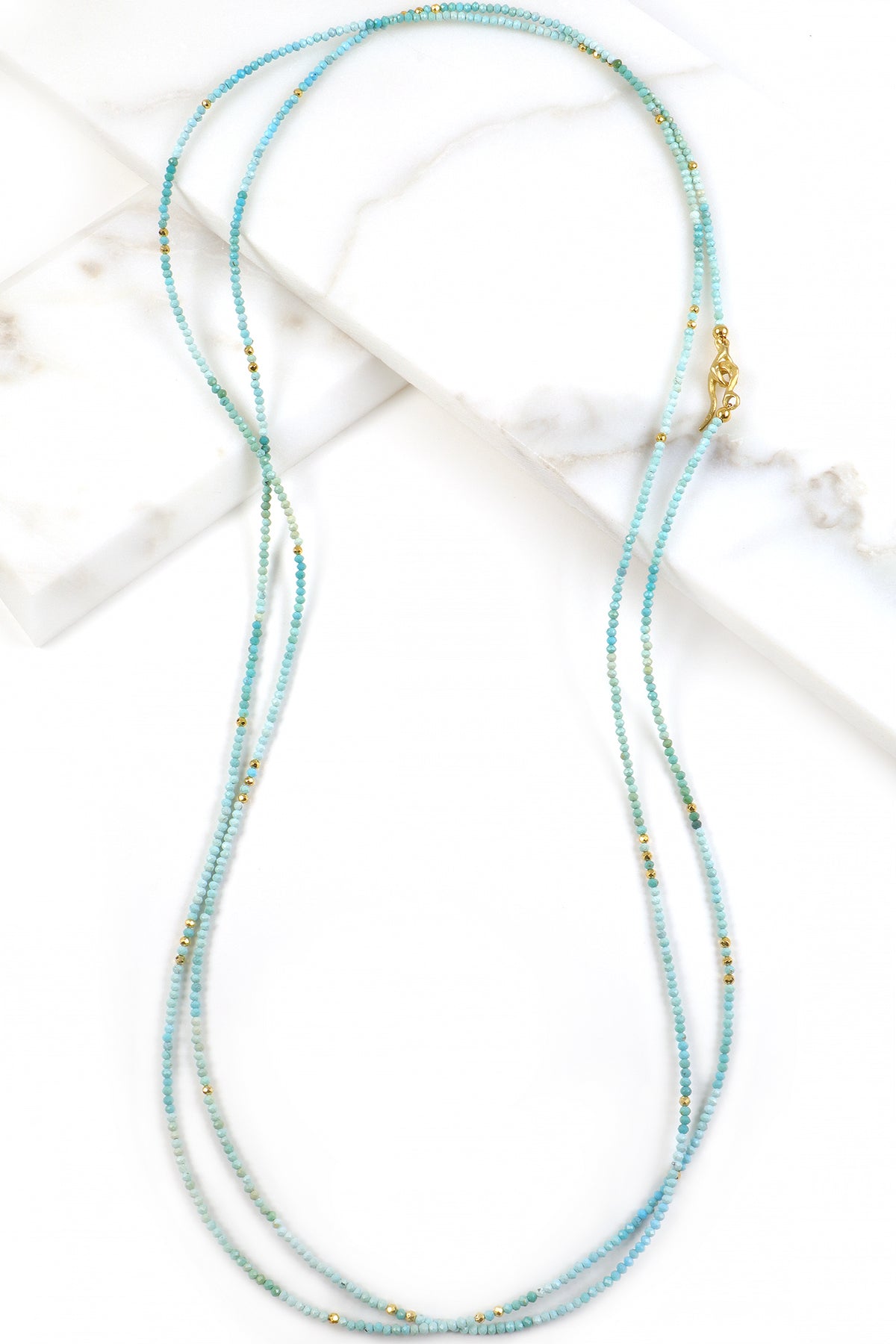 Turquoise Ombré Layering Necklace
