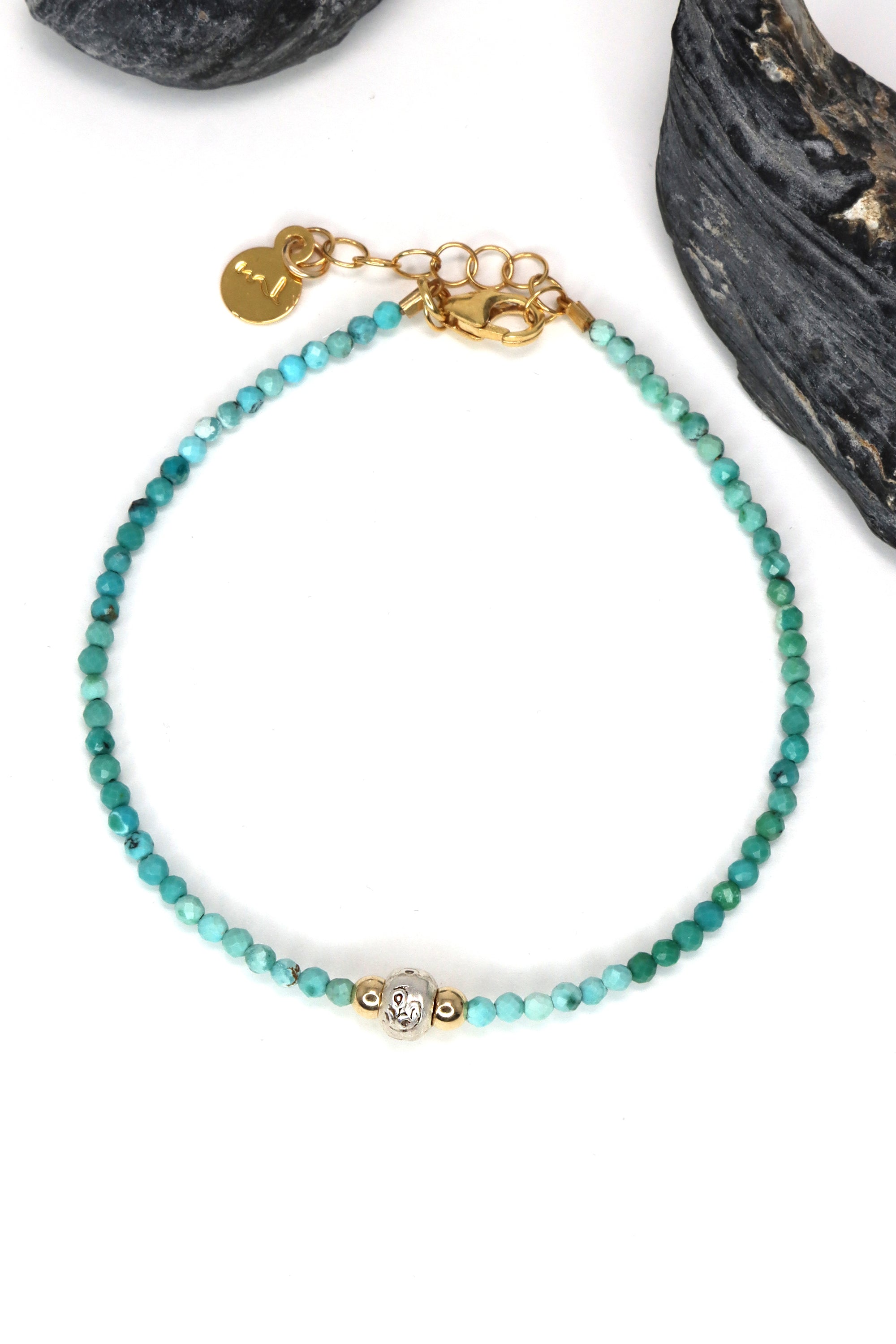 Turquoise Om Bracelet