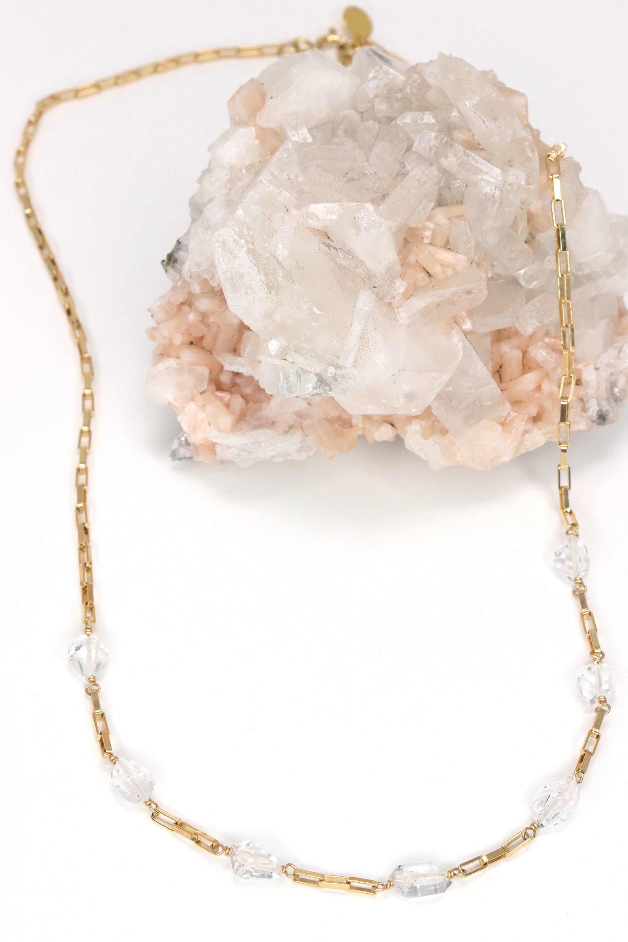 Herkimer Diamond Echo Necklace